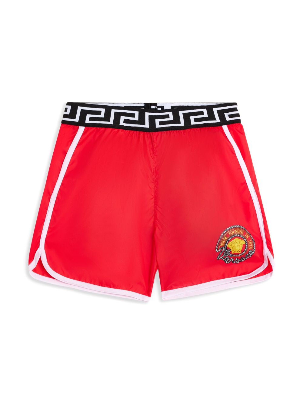 Versace Kids Marine Medusa 泳裤 - 红色