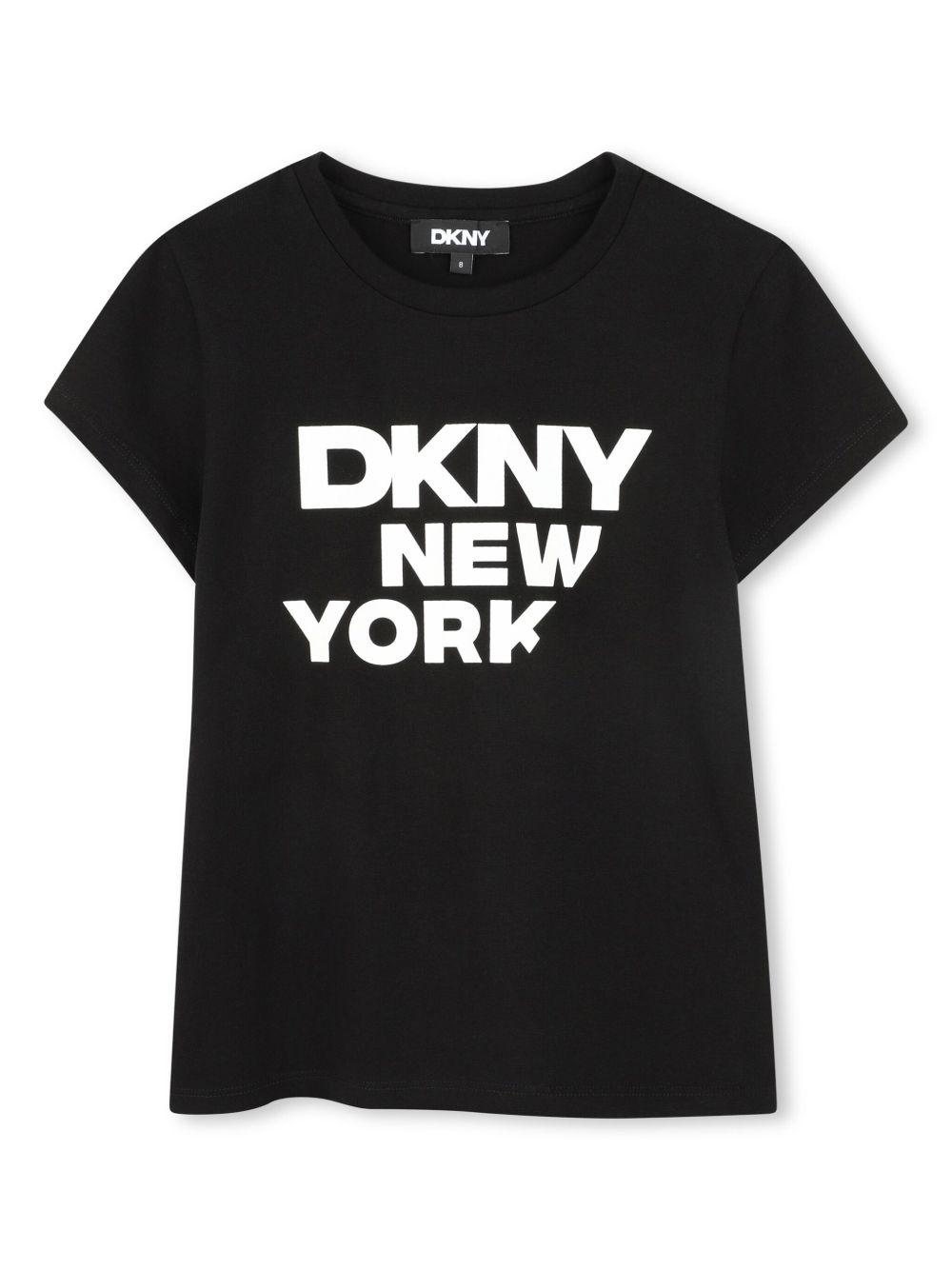 Dkny Kids logo印花T恤 - 黑色