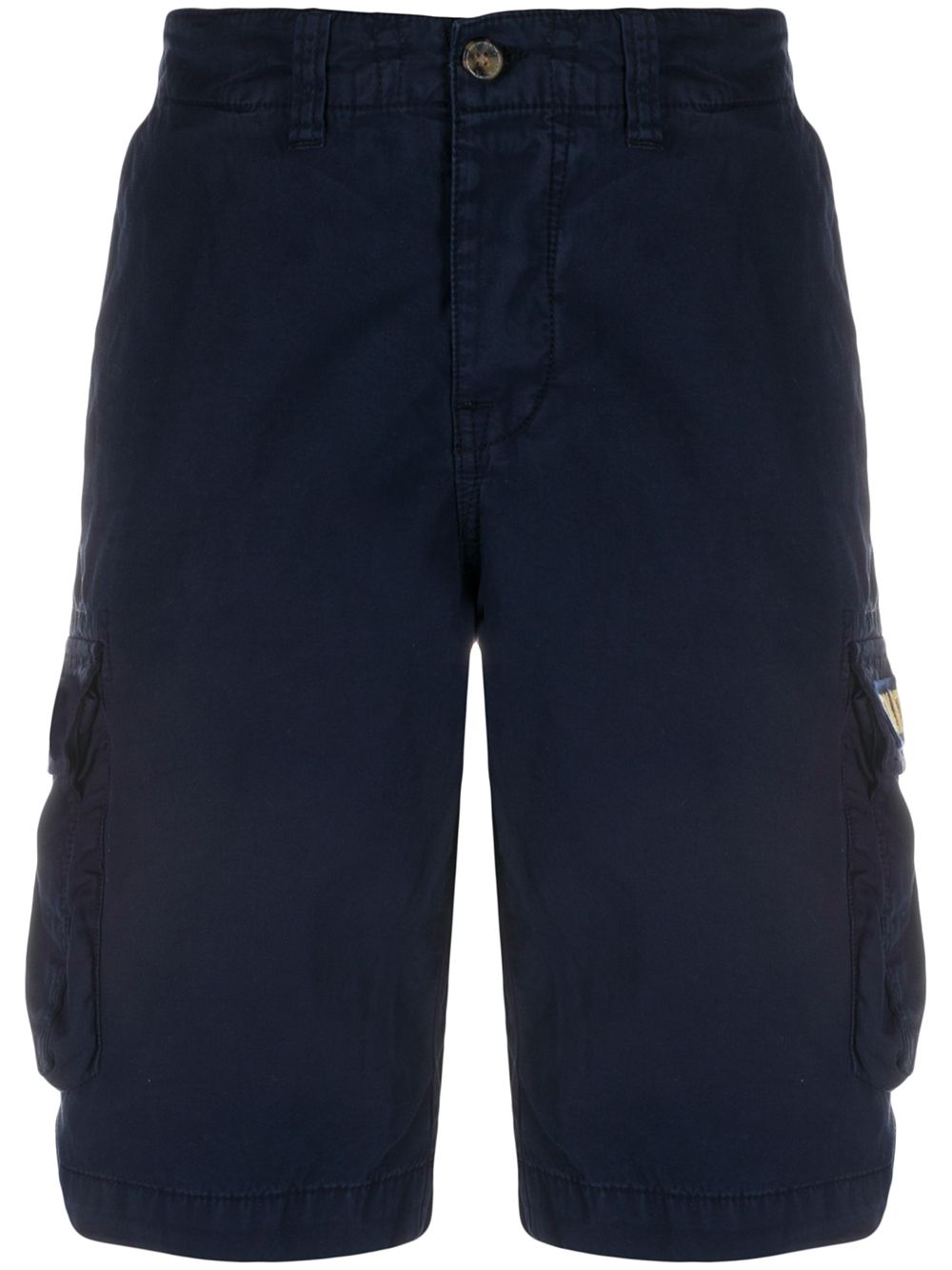 MC2 Saint Barth Freeport 刺绣工装短裤 - 蓝色
