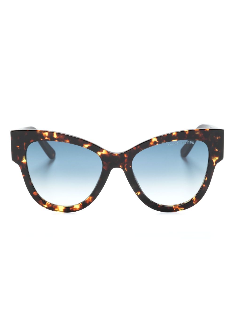 Marc Jacobs Eyewear 玳瑁纹猫眼框太阳眼镜 - 褐色