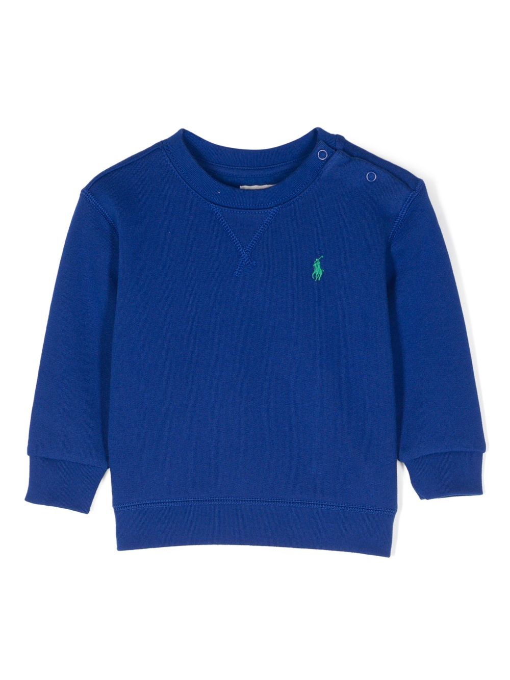 POLO RALPH LAUREN KIDS Polo Pony 图案卫衣 - 蓝色