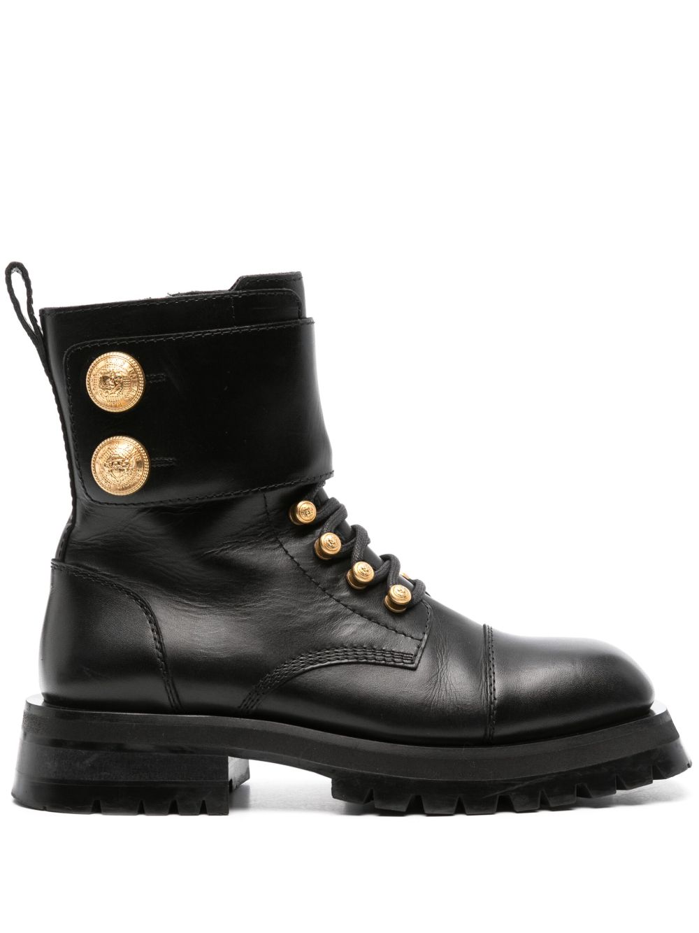 Balmain Pre-Owned Ranger Army 军旅风短靴（典藏款） - 黑色