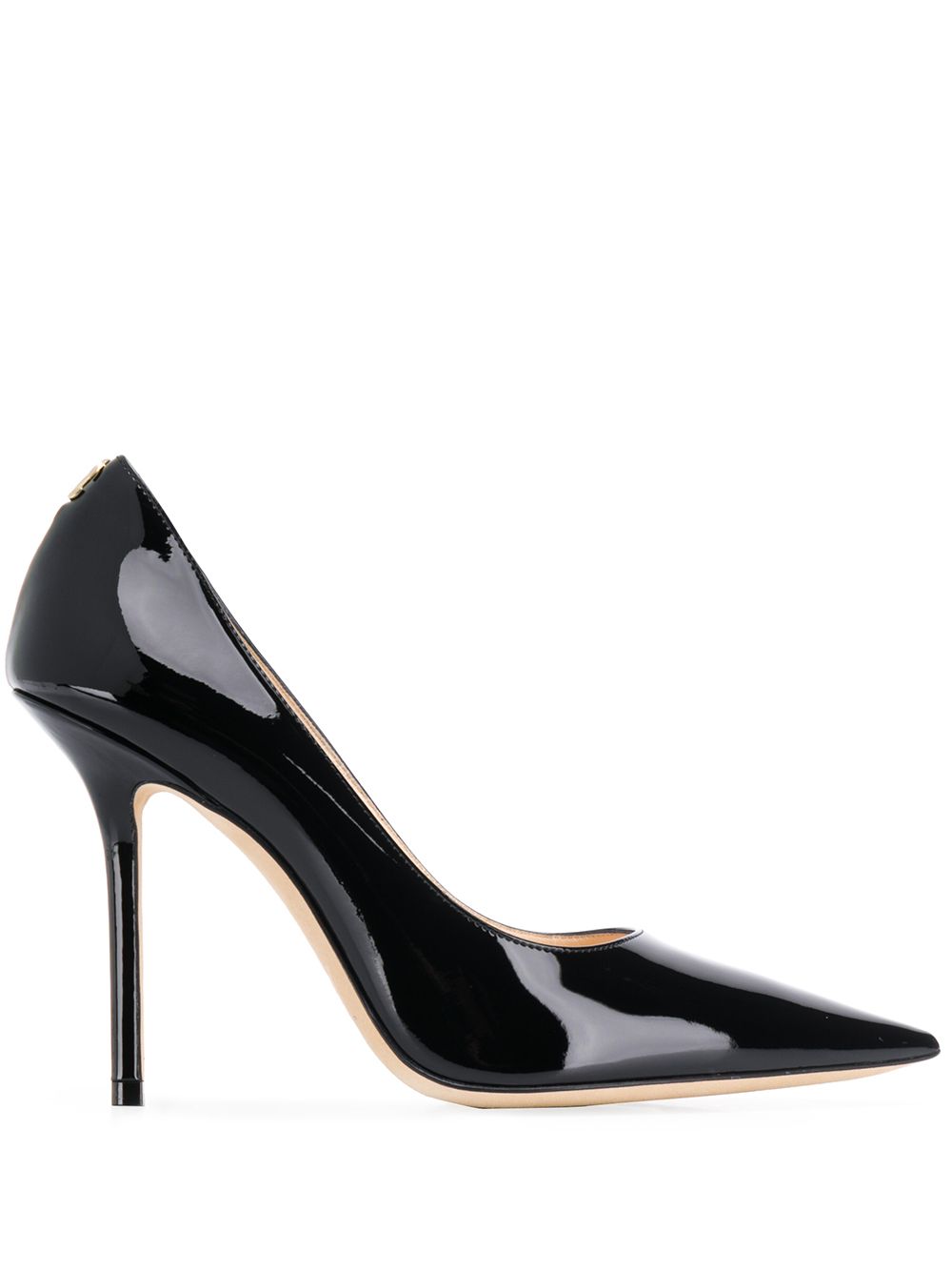 Jimmy Choo 周仰杰 Love 100高跟鞋 - 黑色