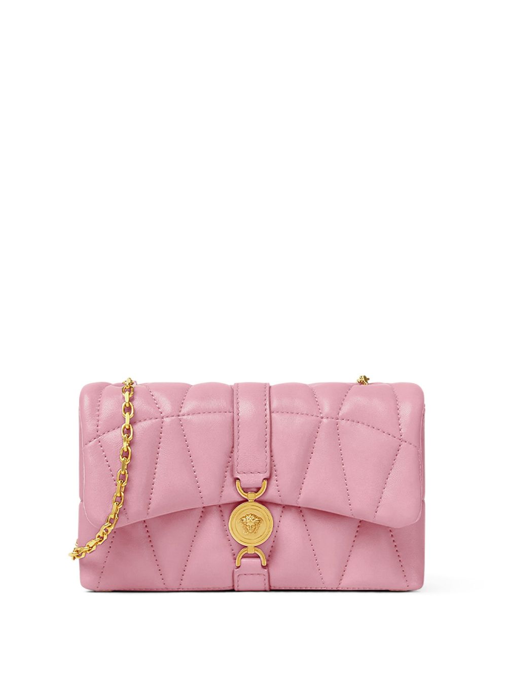 Versace Kleio 绗缝迷你包 - 粉色