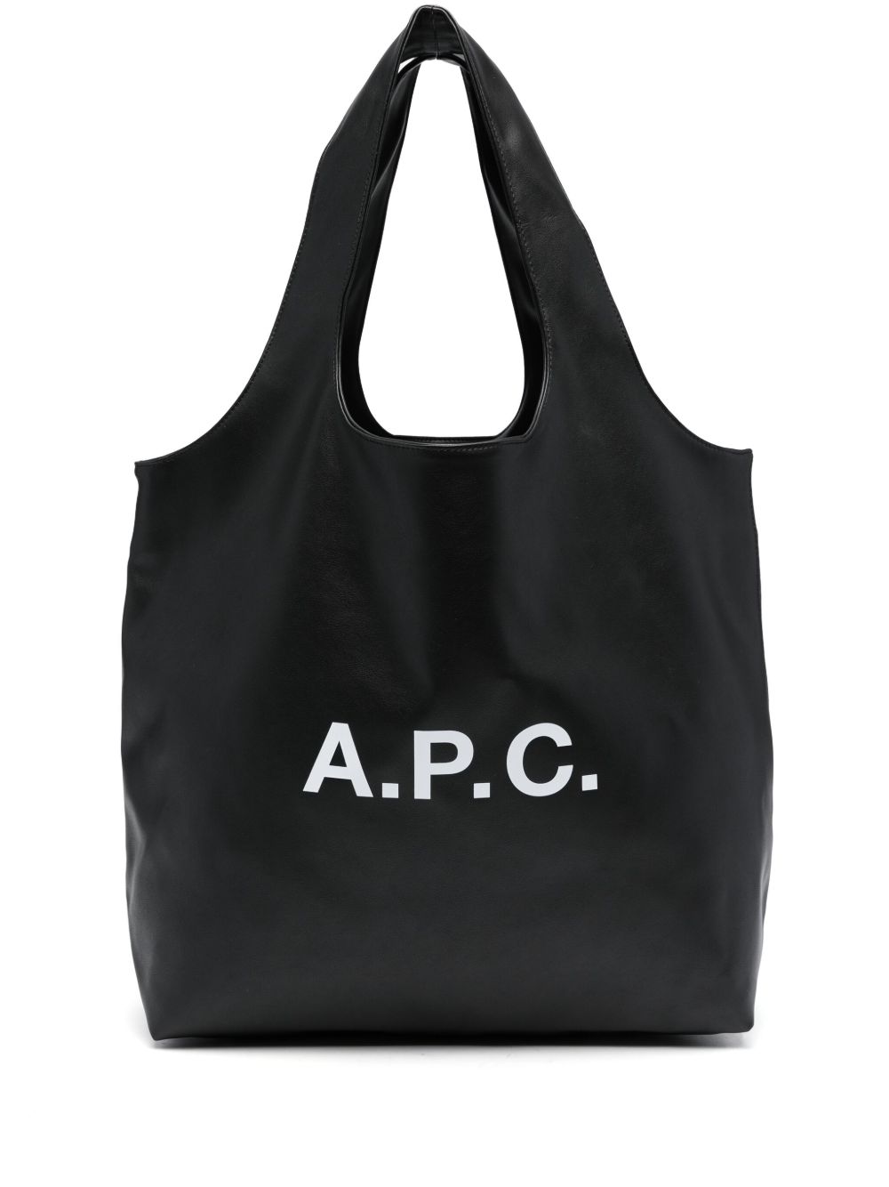 A.P.C. Ninon logo印花托特包 - 黑色