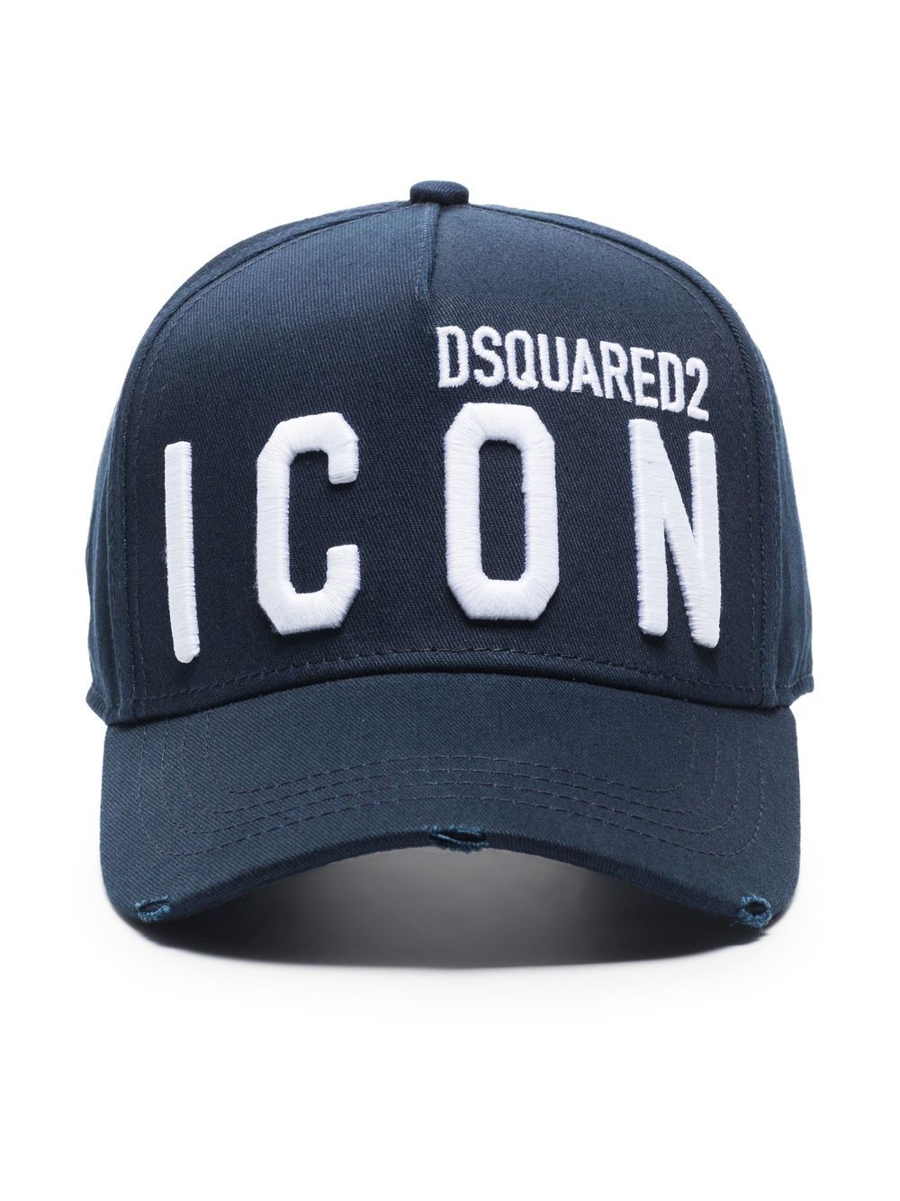 DSQUARED2 D2次方 logo刺绣棒球帽 - 蓝色