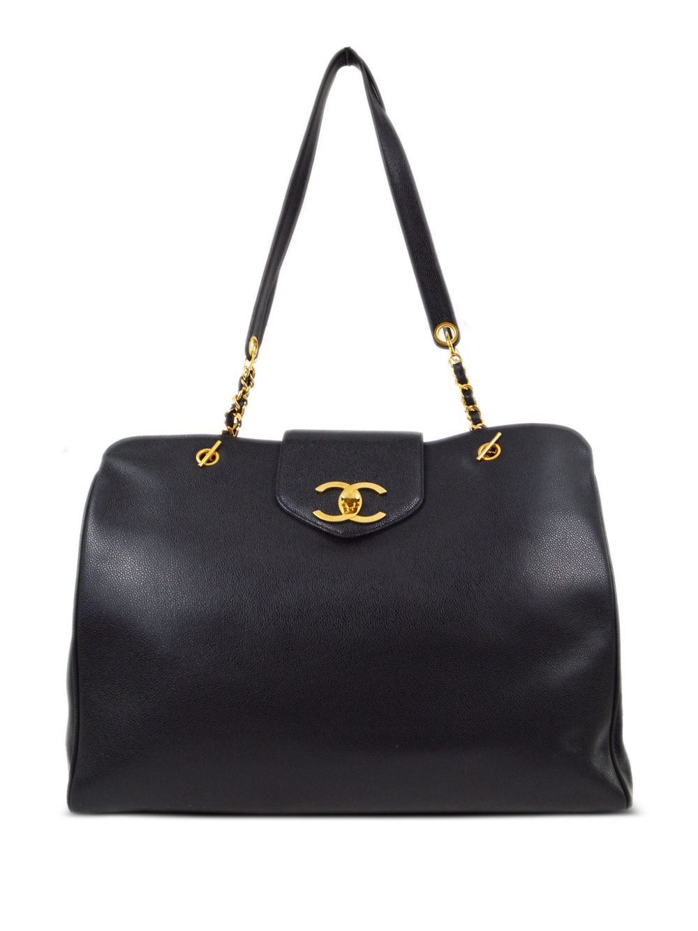 CHANEL Pre-Owned Supermodel 单肩包（1992年典藏款） - 黑色