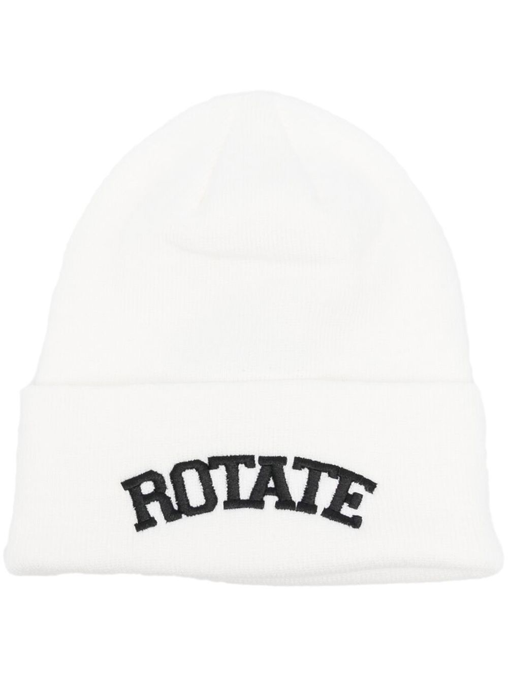 ROTATE BIRGER CHRISTENSEN logo刺绣套头帽 - 白色