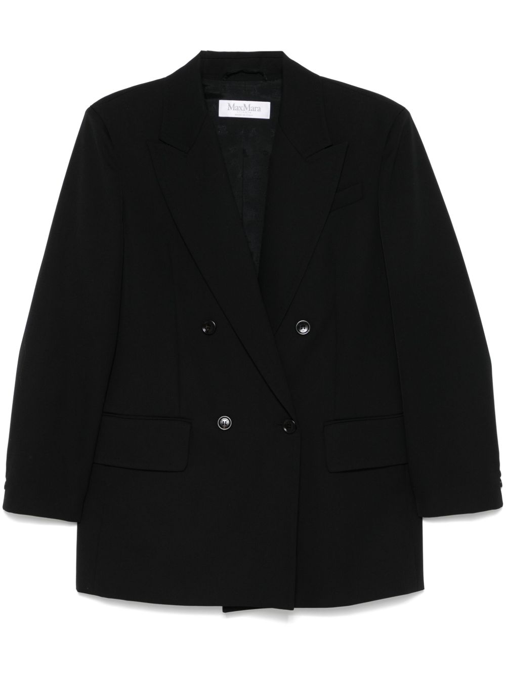 Max Mara Amaca 西装夹克 - 黑色