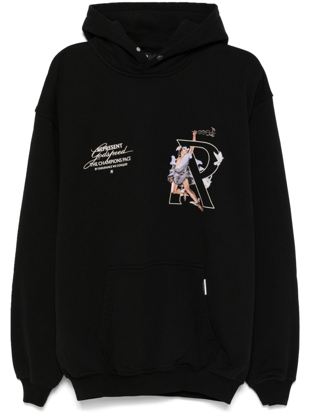 Represent Hermes 连帽衫 - 黑色