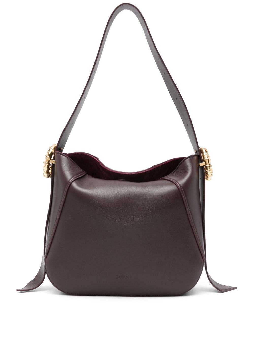 Lanvin Melodie 皮质单肩包 - 紫色