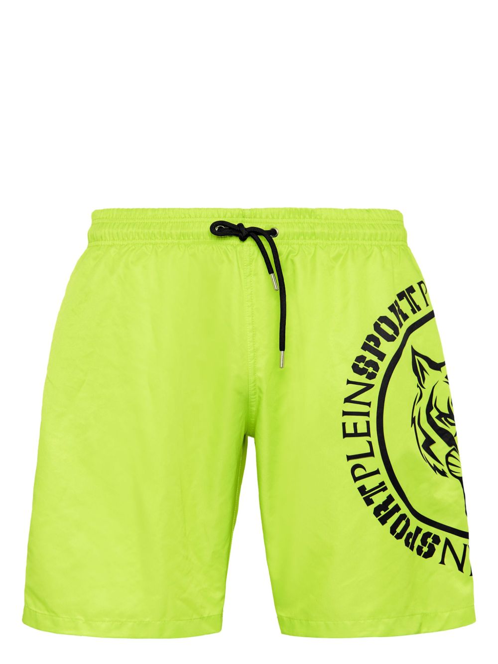 Plein Sport Carbon Tiger 泳裤 - 绿色