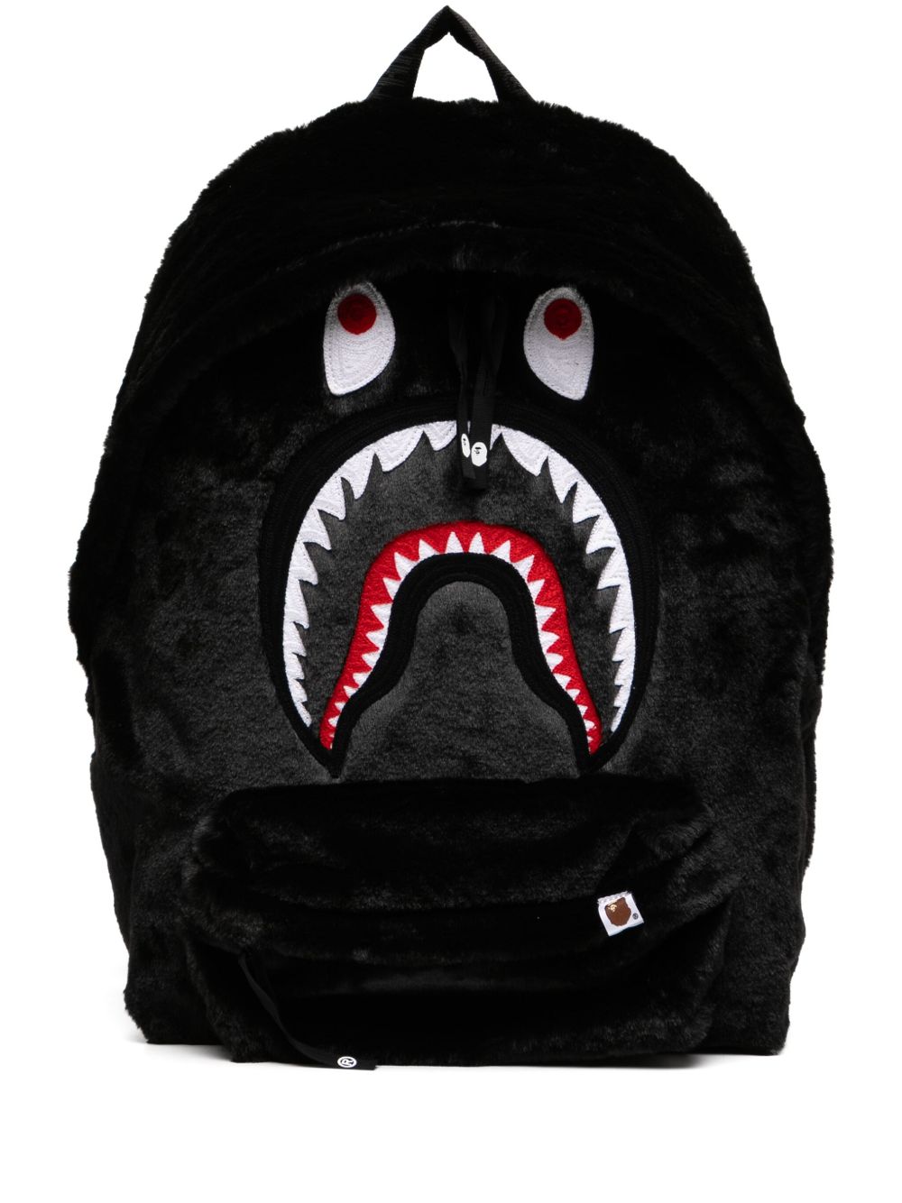A BATHING APE® 标贴双肩包 - 黑色