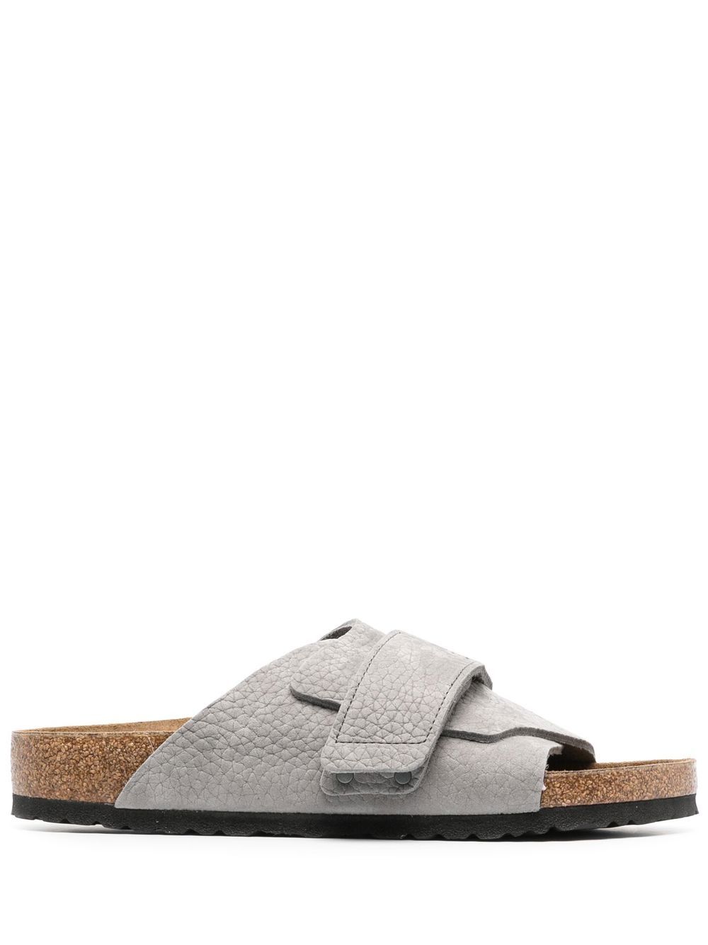 Birkenstock 侧置魔术贴凉鞋 - 灰色