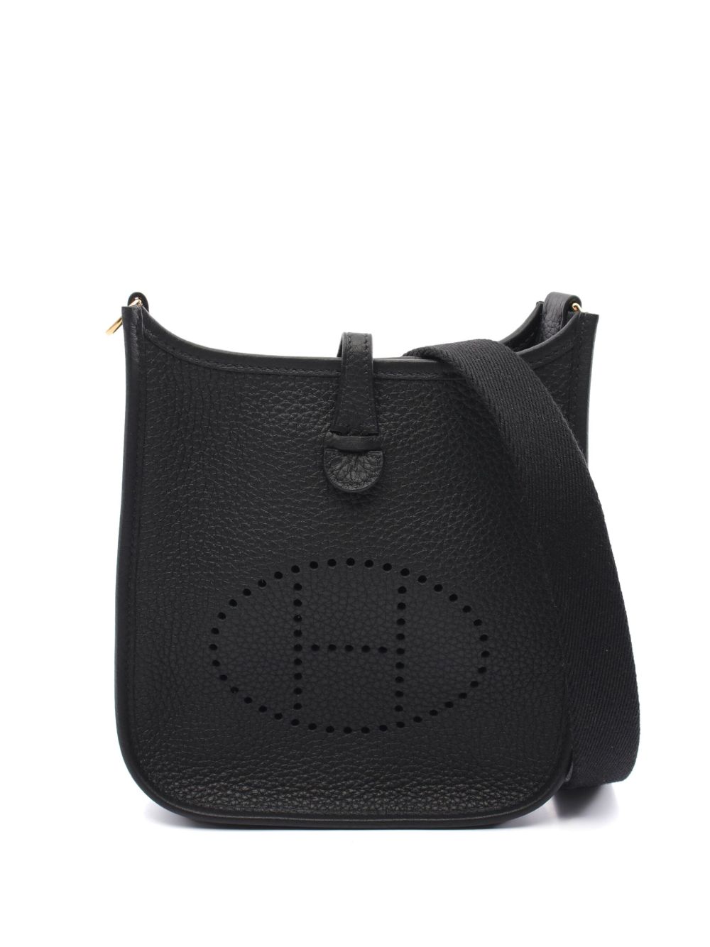 Hermès Pre-Owned Evelyne TPM 单肩包（2024年典藏款） - 黑色