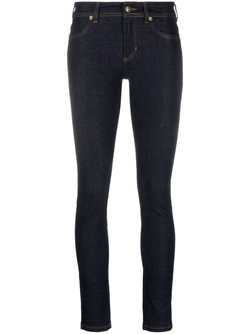 Versace Jeans Couture 中腰紧身牛仔裤 - 蓝色