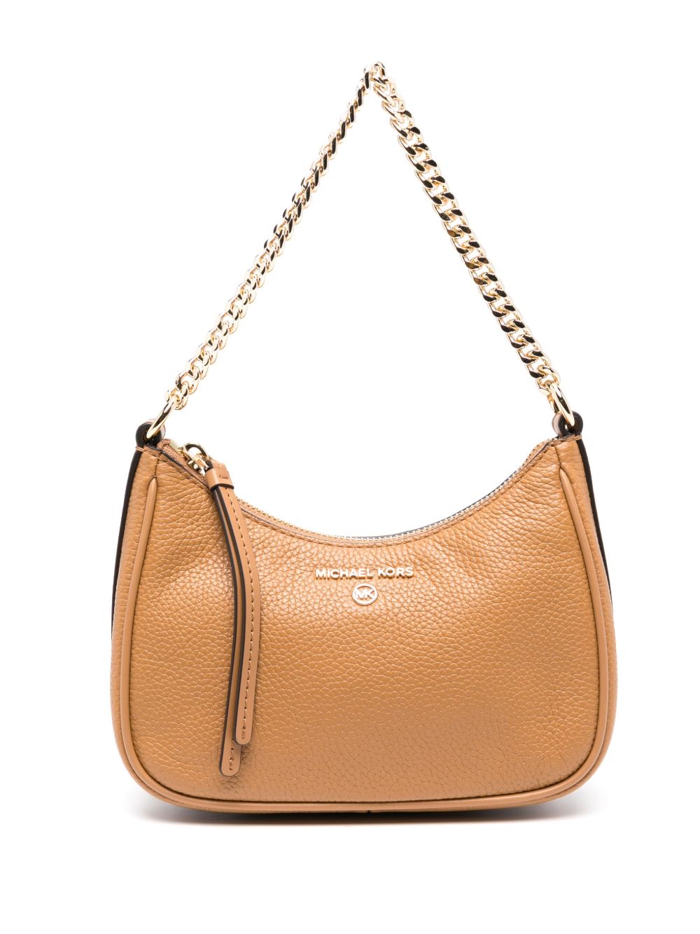 Michael Kors logo标牌皮质单肩包 - 中性色
