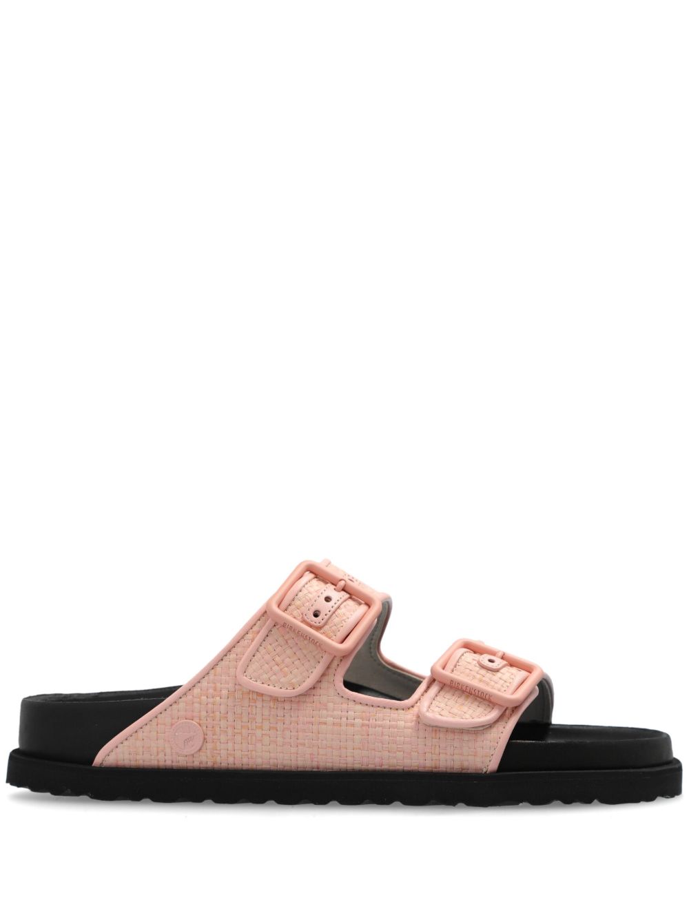 Birkenstock 1774 Arizona 拉菲草凉鞋 - 粉色