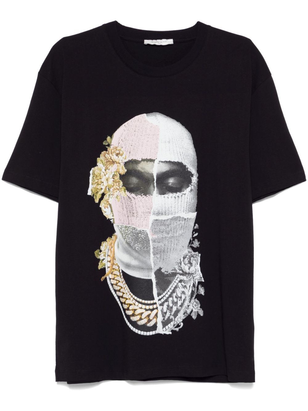 Ih Nom Uh Nit Newspaper Mask T恤 - 黑色