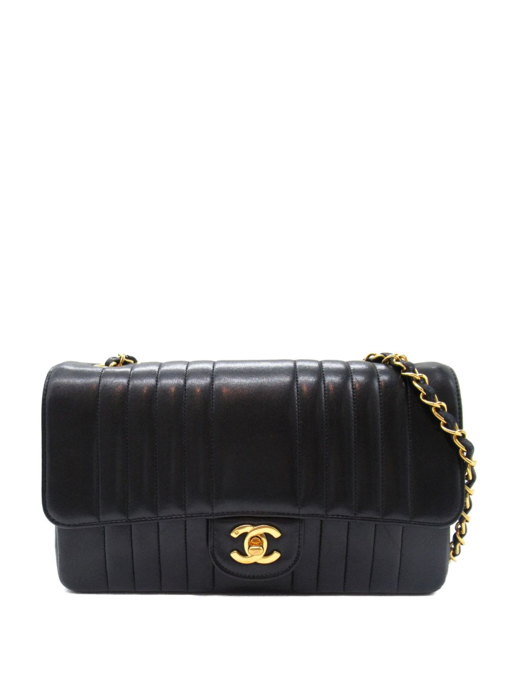 CHANEL Pre-Owned Mademoiselle 单肩包（1991-1994年典藏款） - 黑色