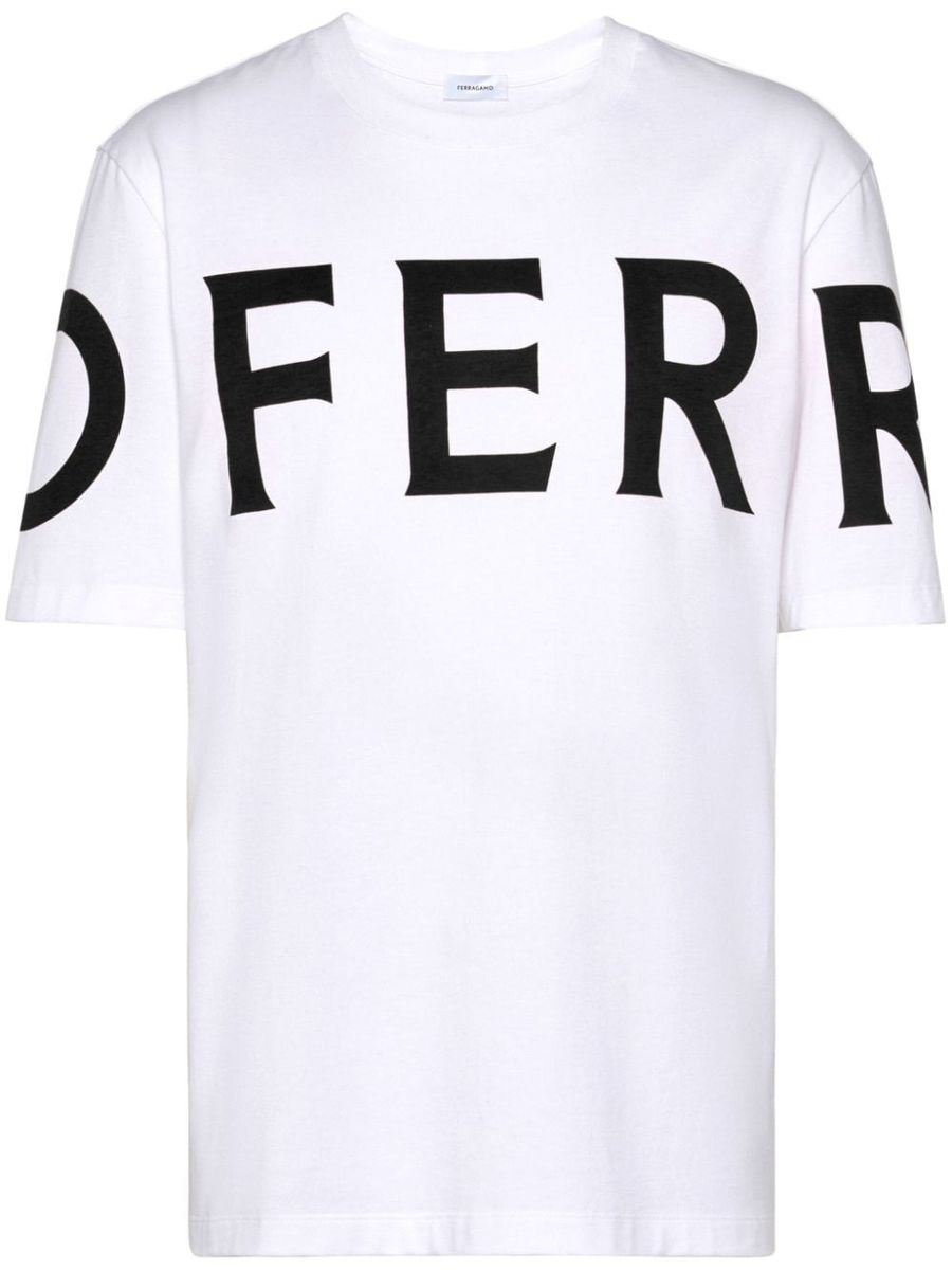 Salvatore Ferragamo Logo棉质T恤