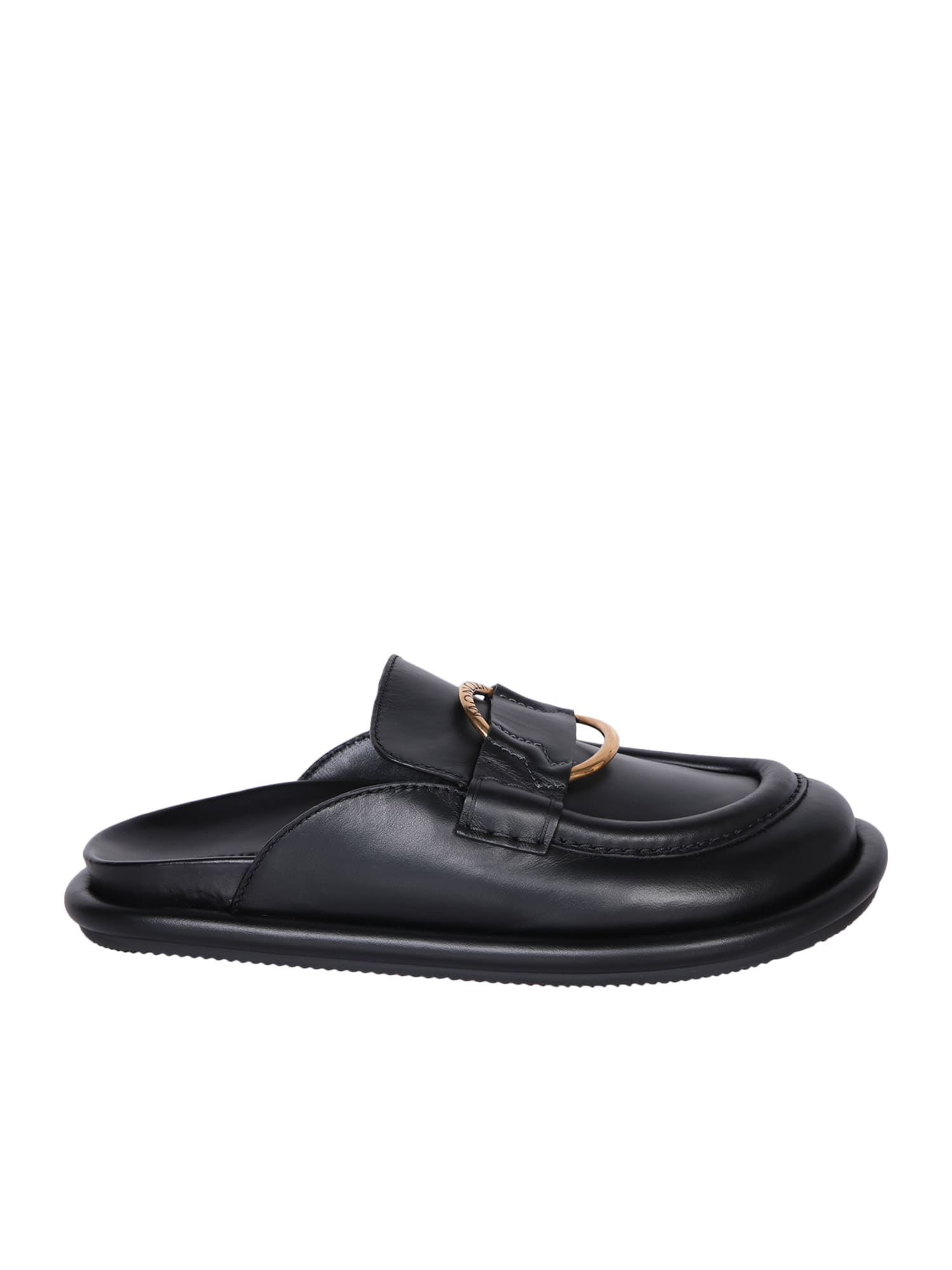 Moncler Rind Detailed Slip-on Mules