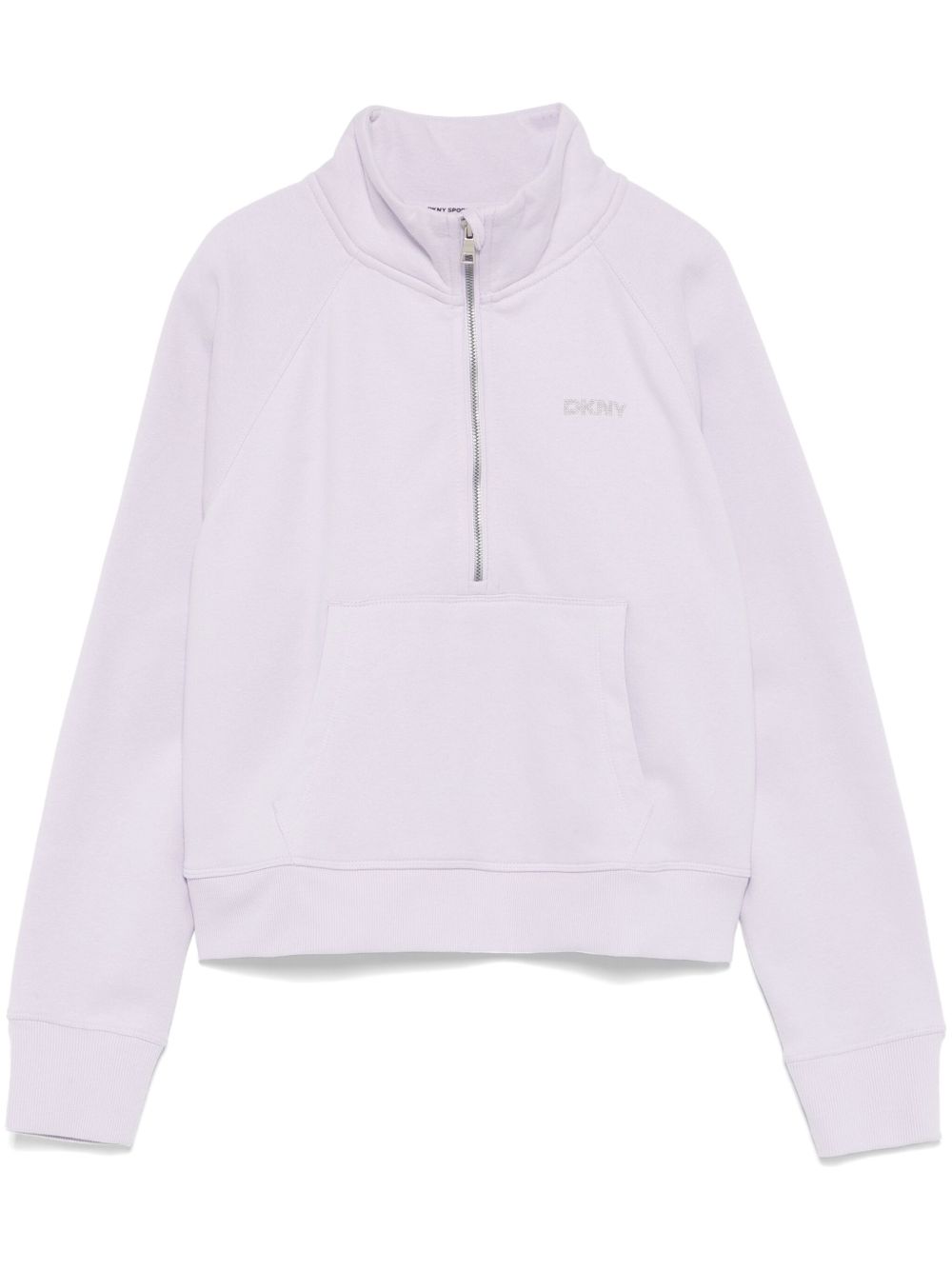 DKNY logo铆钉套头衫 - 紫色