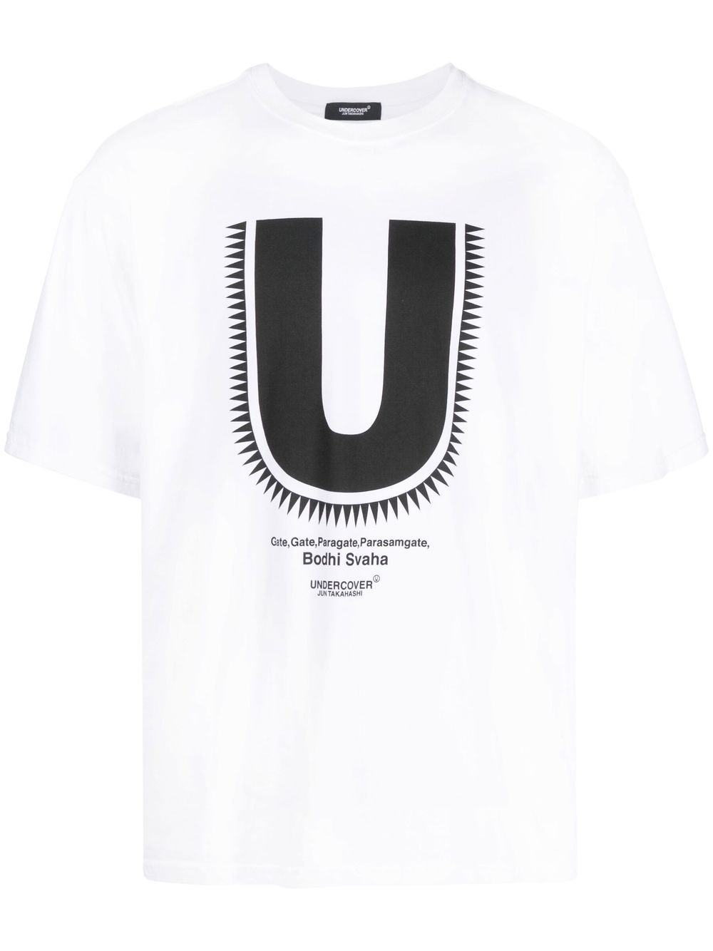 Undercover logo印花棉T恤 - 白色