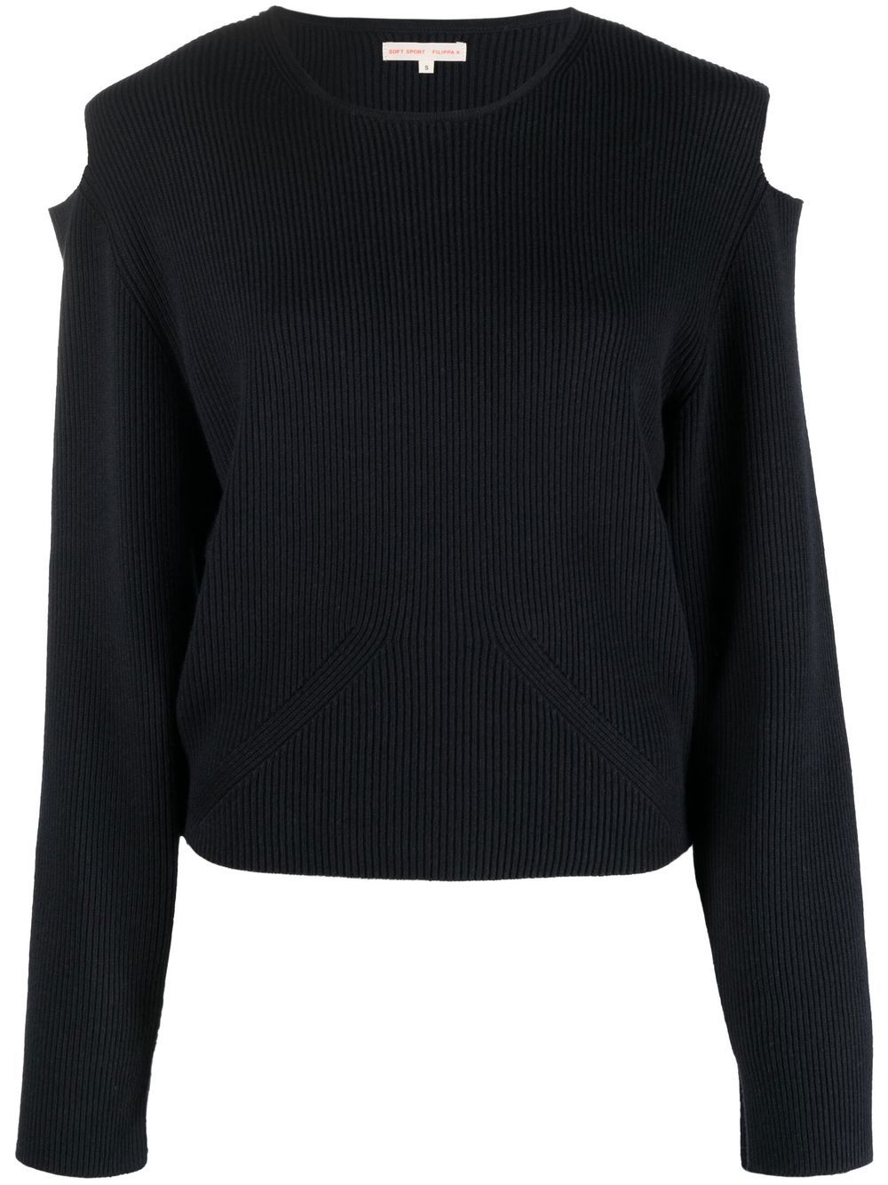 Filippa K 镂空细节针织毛衣 - 黑色