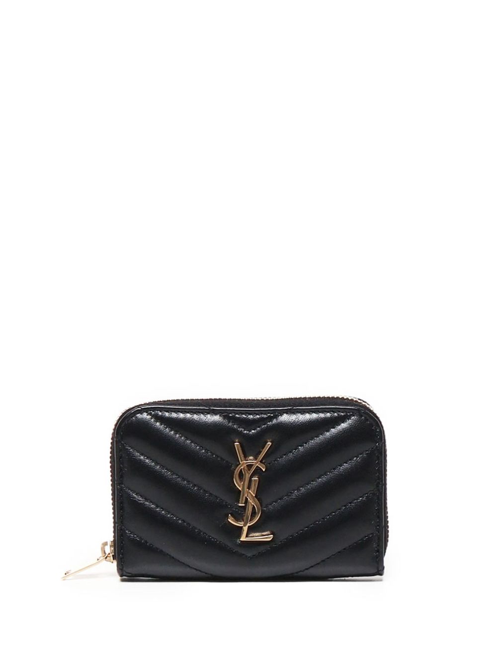 Saint Laurent Cassandre 钱包 - 黑色