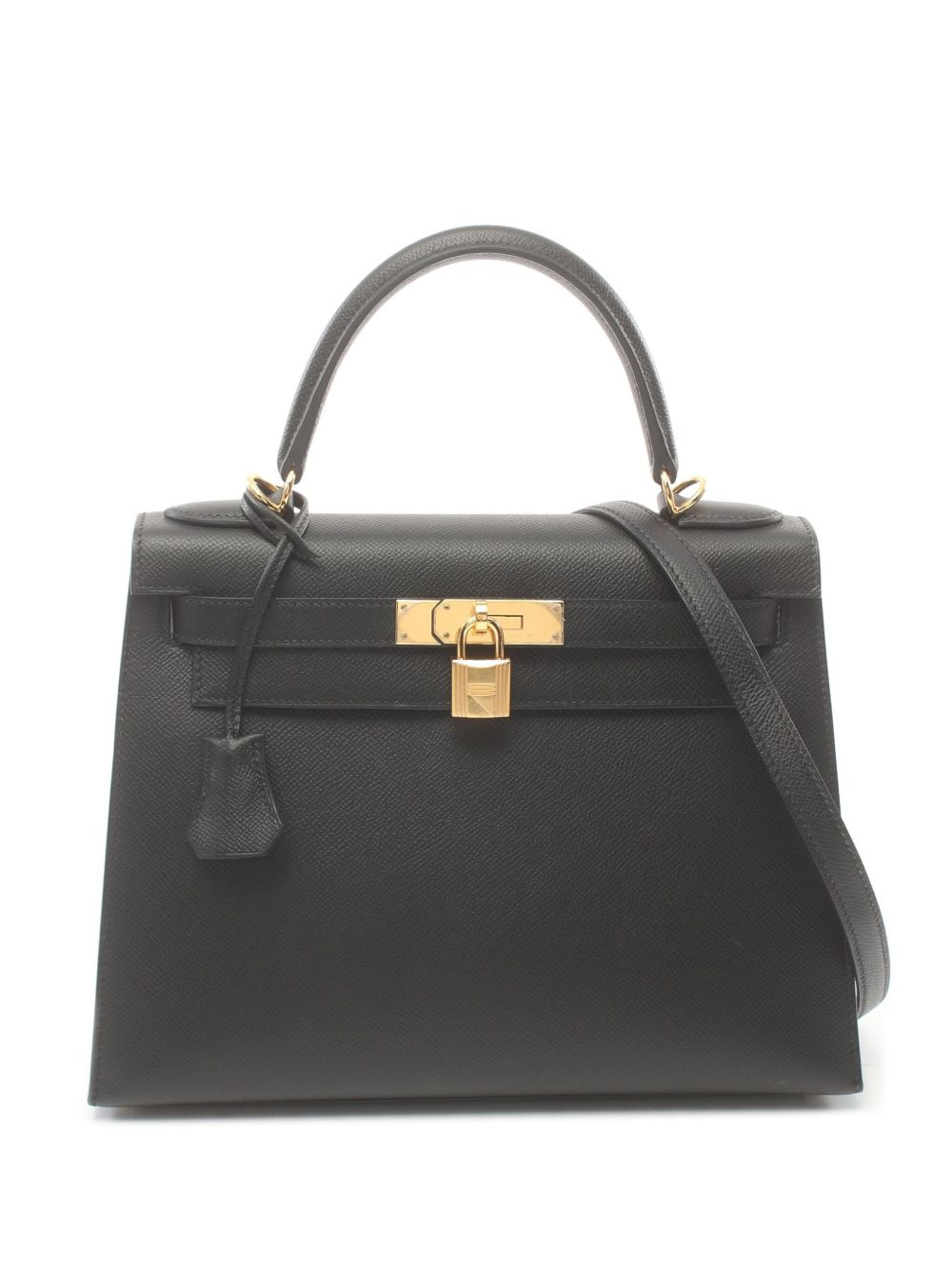 Hermès Pre-Owned Kelly 28 两用手提包（2021年典藏款） - 黑色