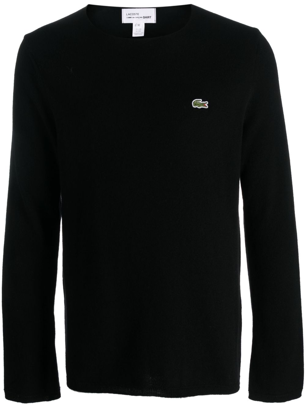 Comme Des Garçons Shirt x Lacoste 长袖T恤 - 黑色