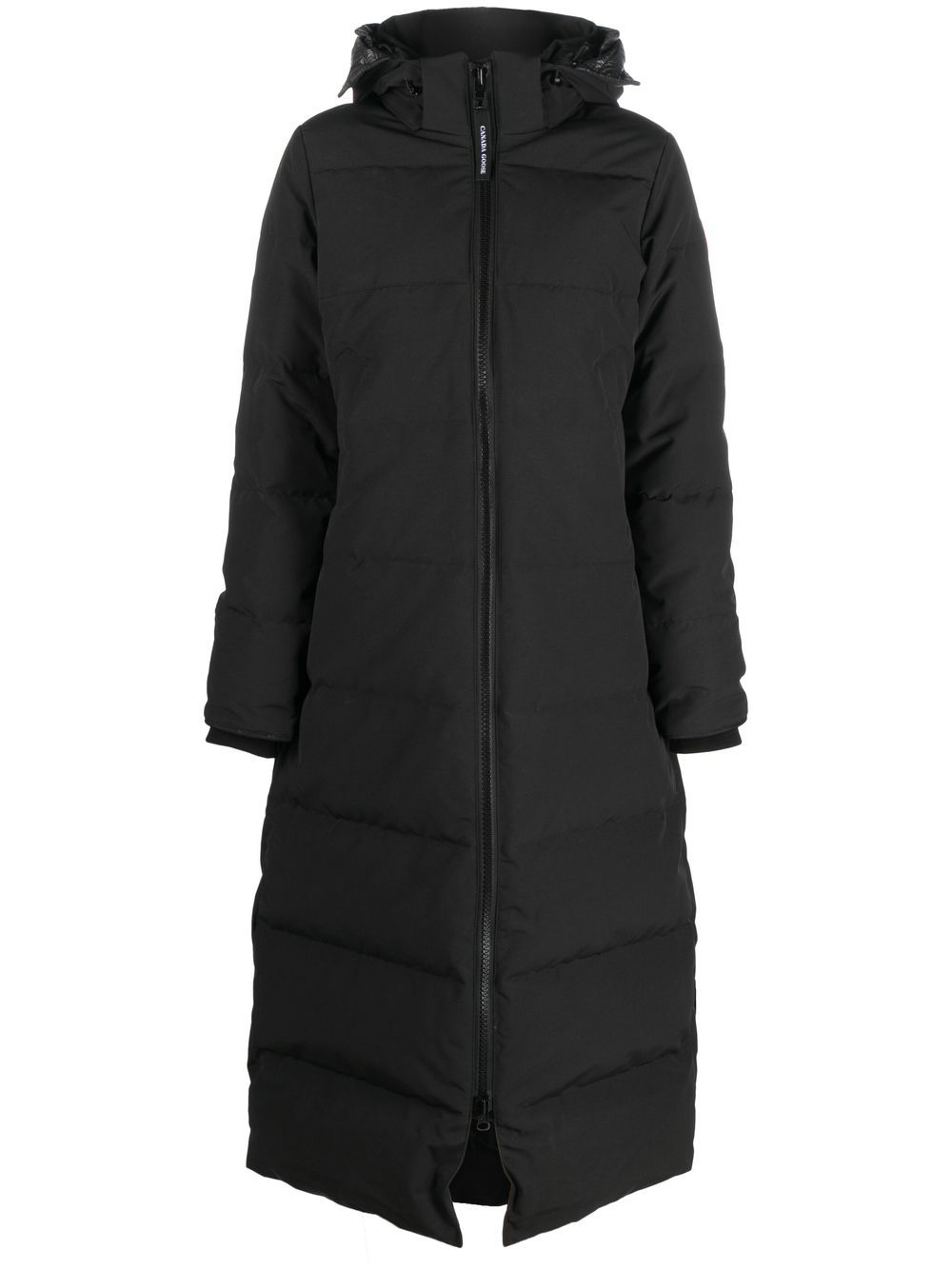 Canada Goose 长款填充夹克 - 黑色