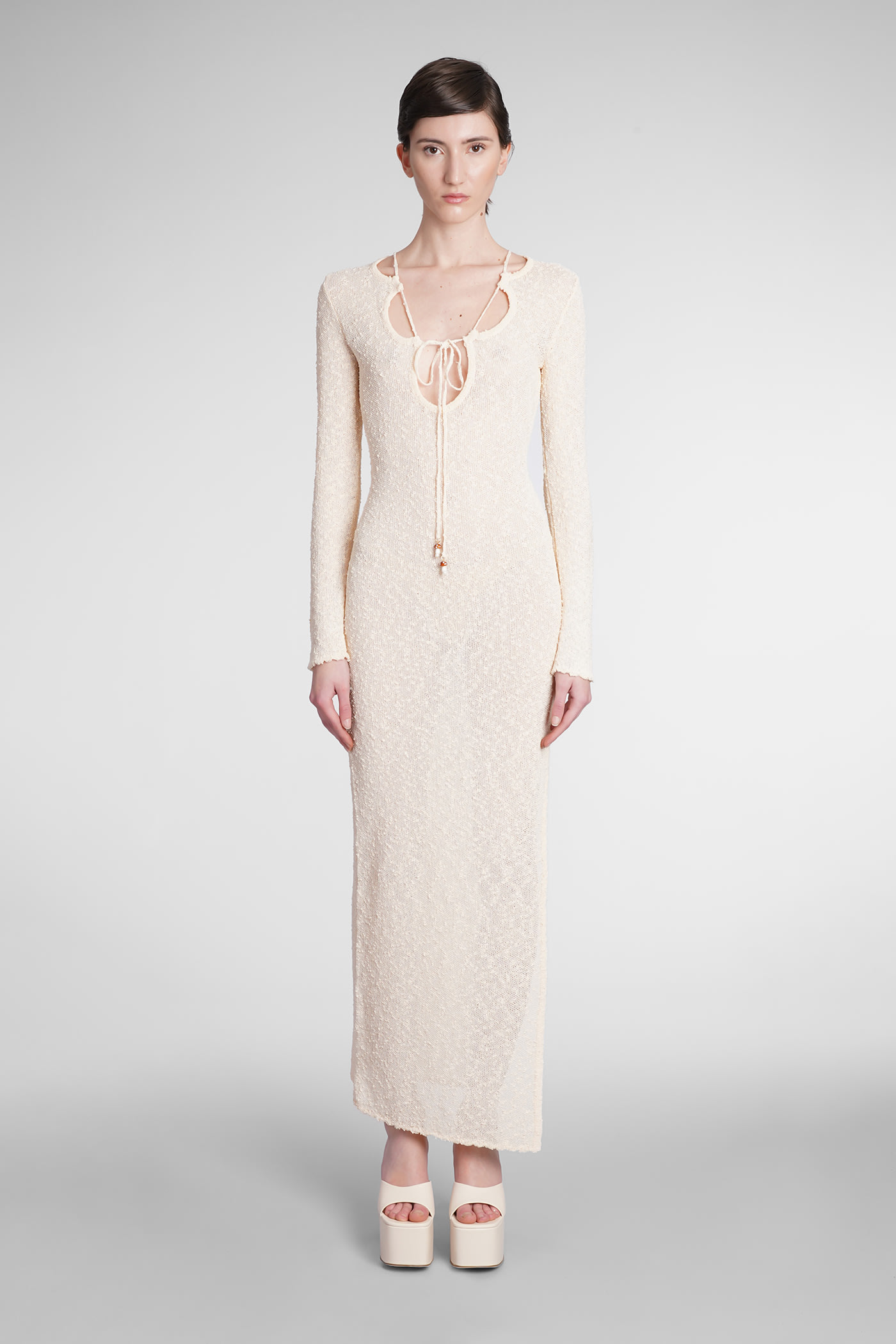Casablanca Fitted Long Dress