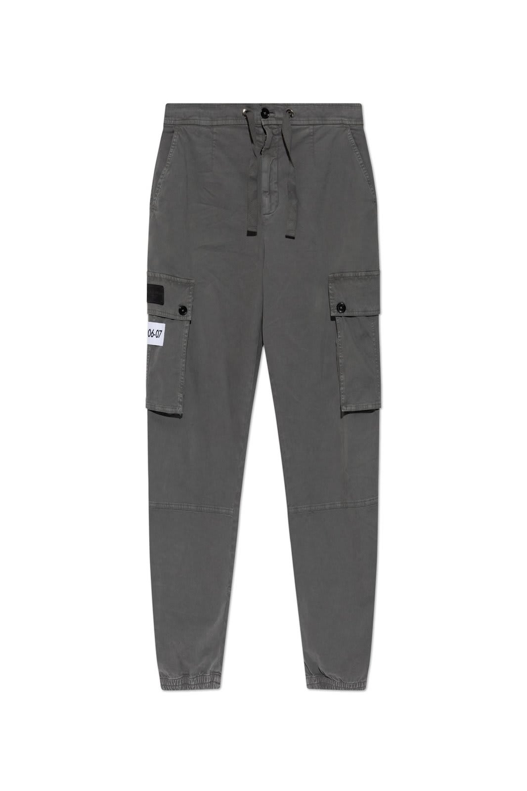 Dolce & Gabbana Logo Patch Drawstring Pants