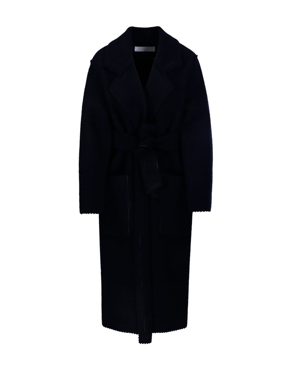 Max Mara Midnight Blue Wool Blend Jene Coat