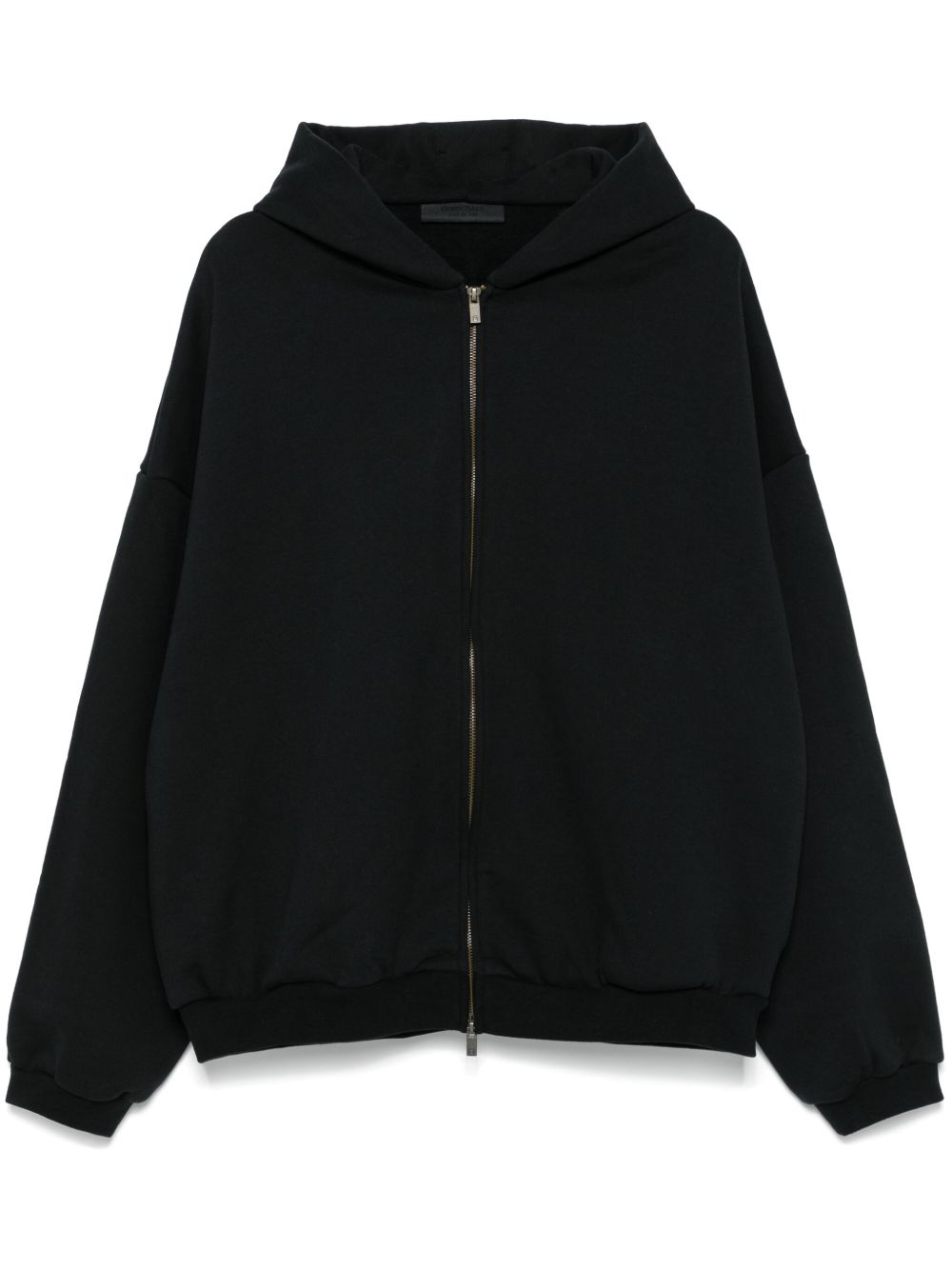 FEAR OF GOD ESSENTIALS 拉链连帽衫 - 黑色