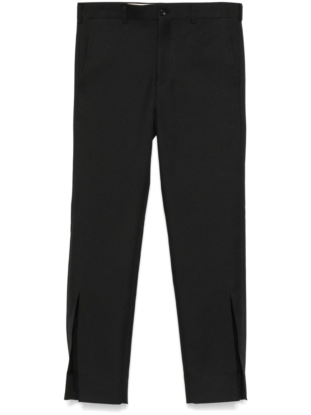 Comme des Garçons Homme Plus 锥形长裤 - 黑色