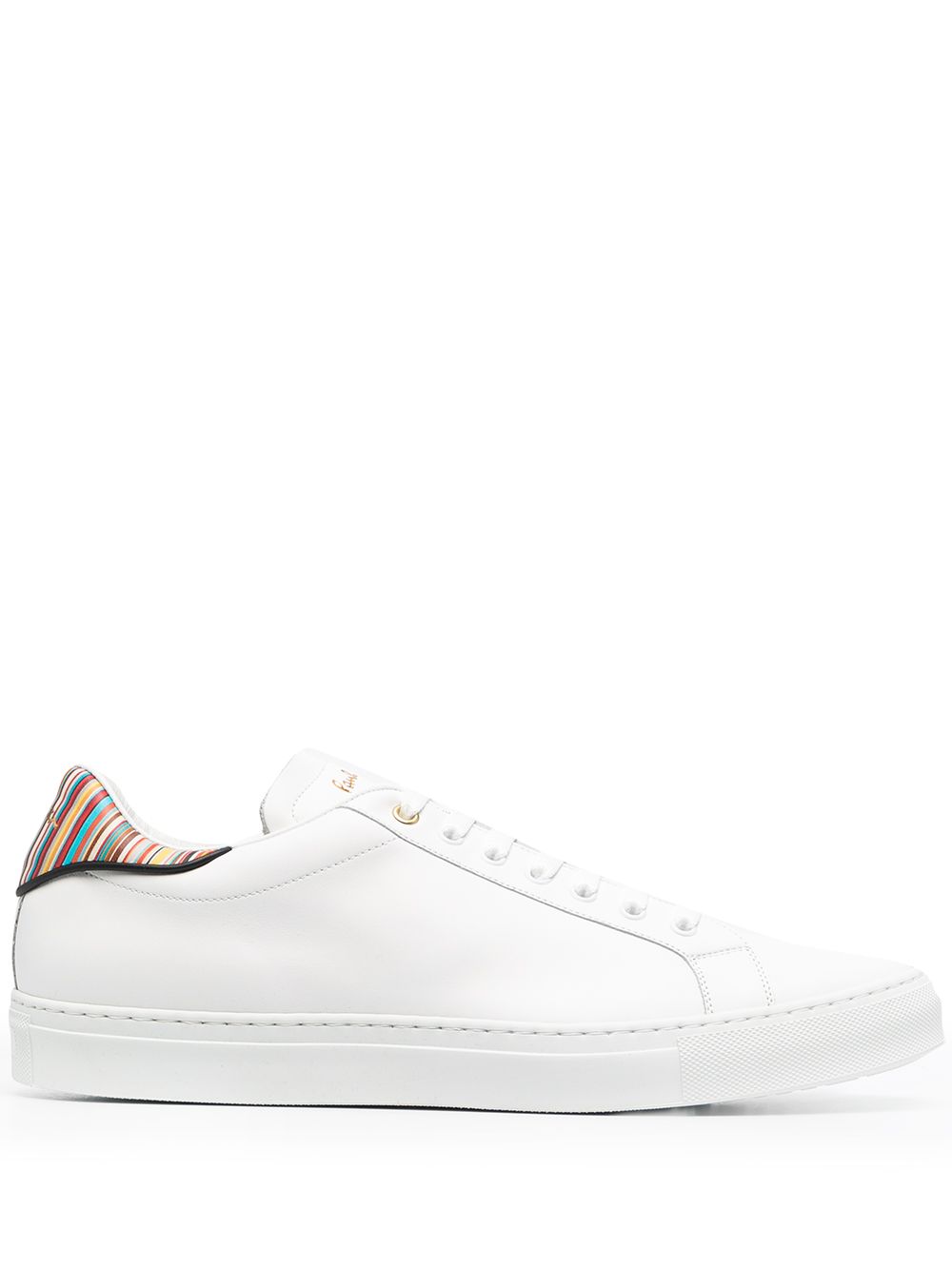 Paul Smith 皮质低帮板鞋 - 白色