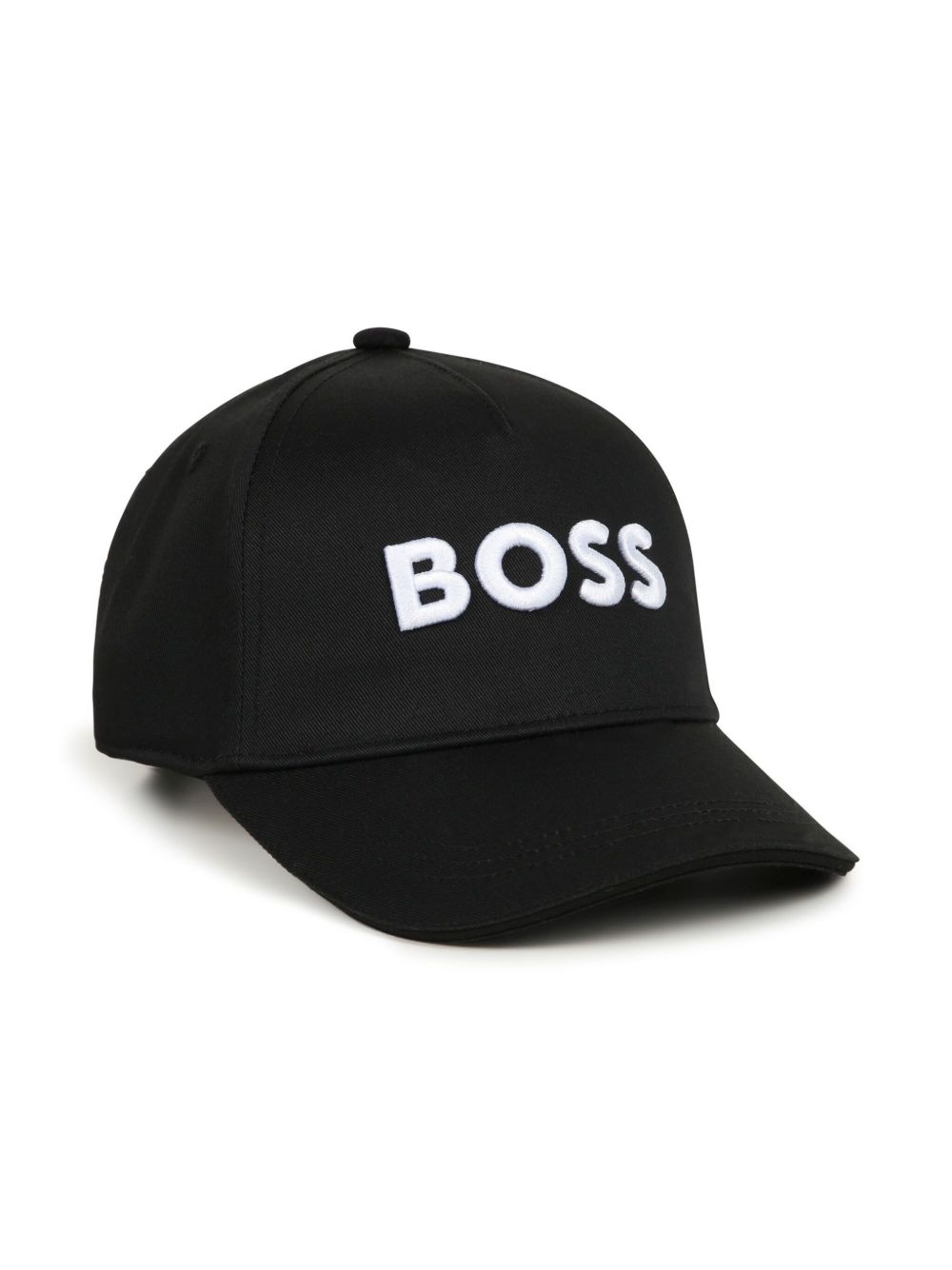 BOSS Kidswear logo刺绣棒球帽 - 黑色