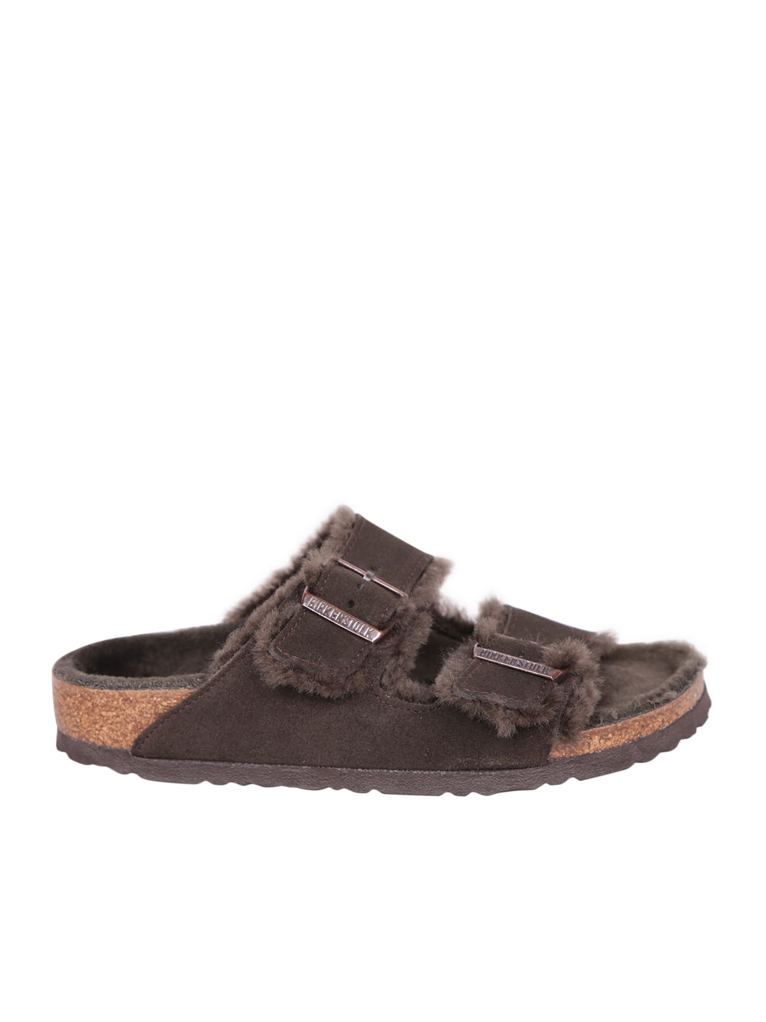 Birkenstock Arizona Double Strap Shearling Sandals