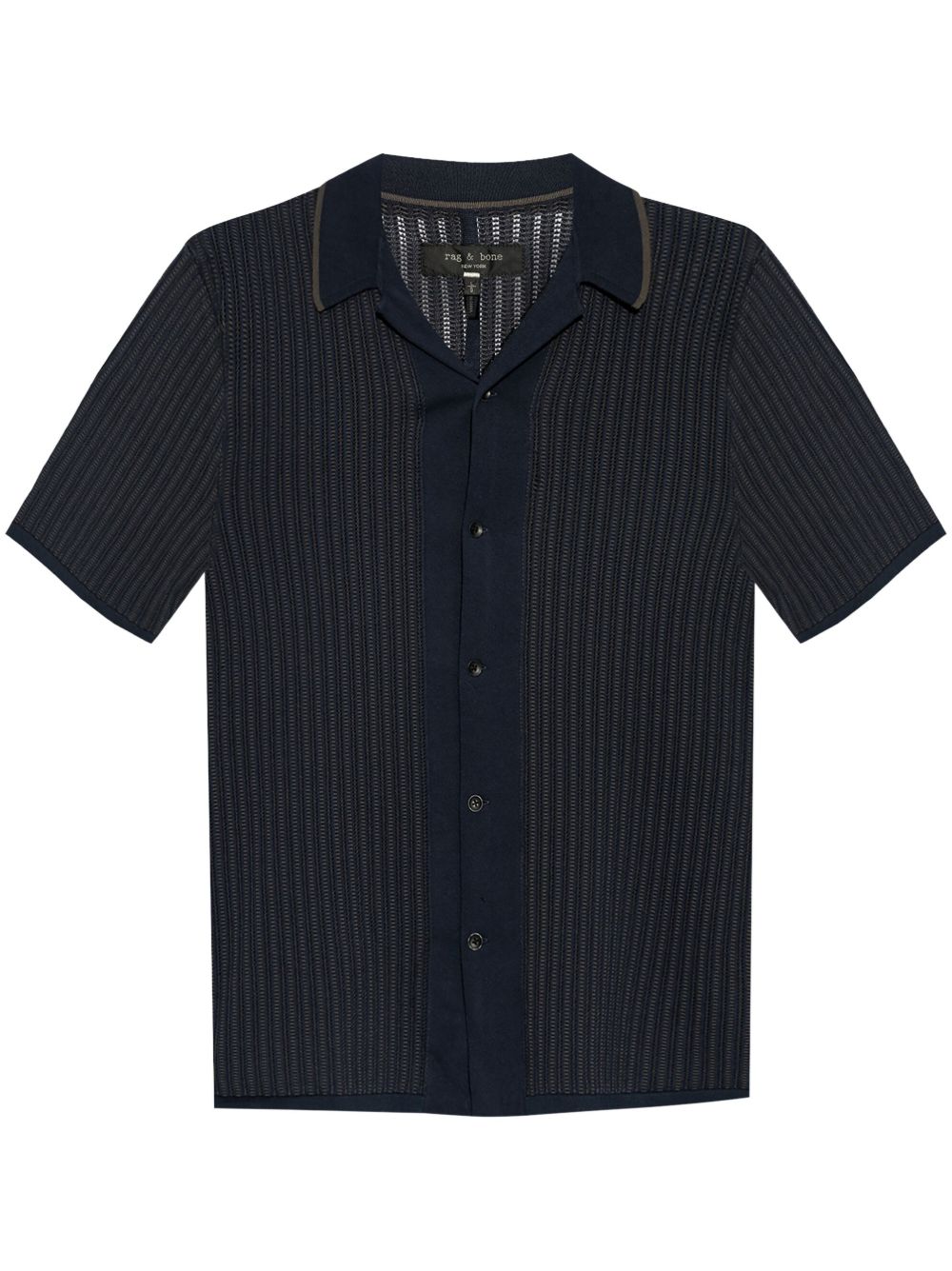 rag & bone Harvey 针织衬衫 - 蓝色