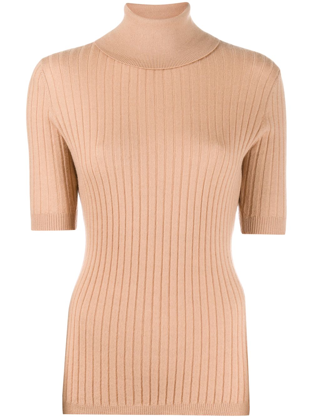 Cashmere In Love Victoria罗纹高领毛衣 - 中性色