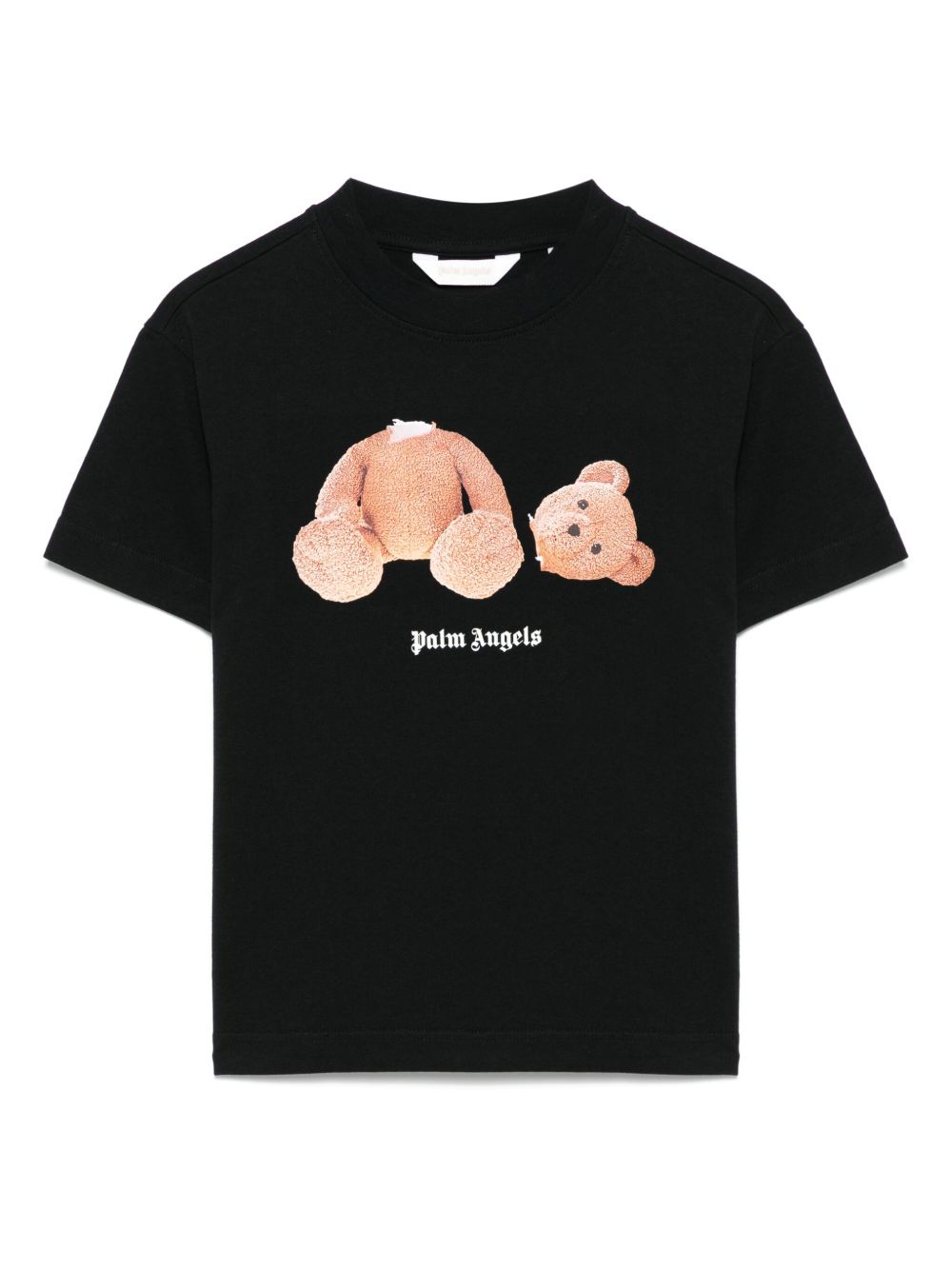 Palm Angels Kids Bear T恤 - 黑色