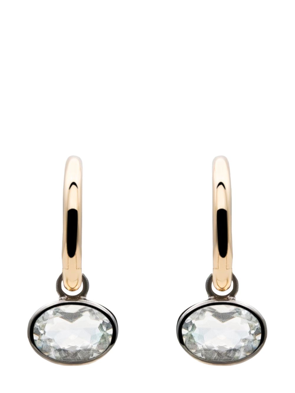 By Pariah 14kt yellow Orbit amethyst earrings - 金色