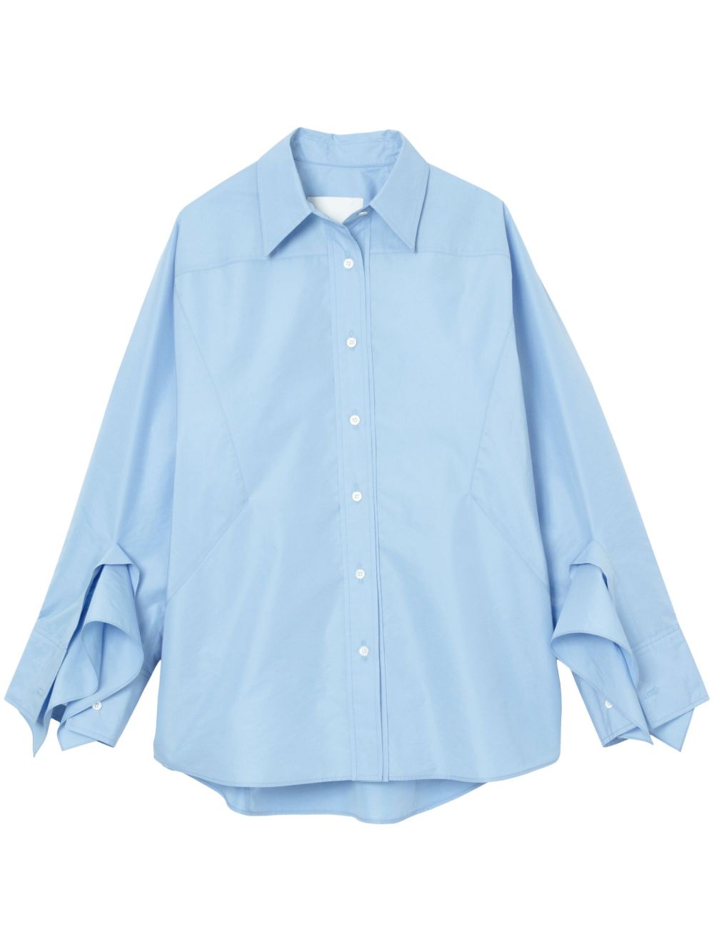 3.1 Phillip Lim 垂坠袖口府绸衬衫 - 白色