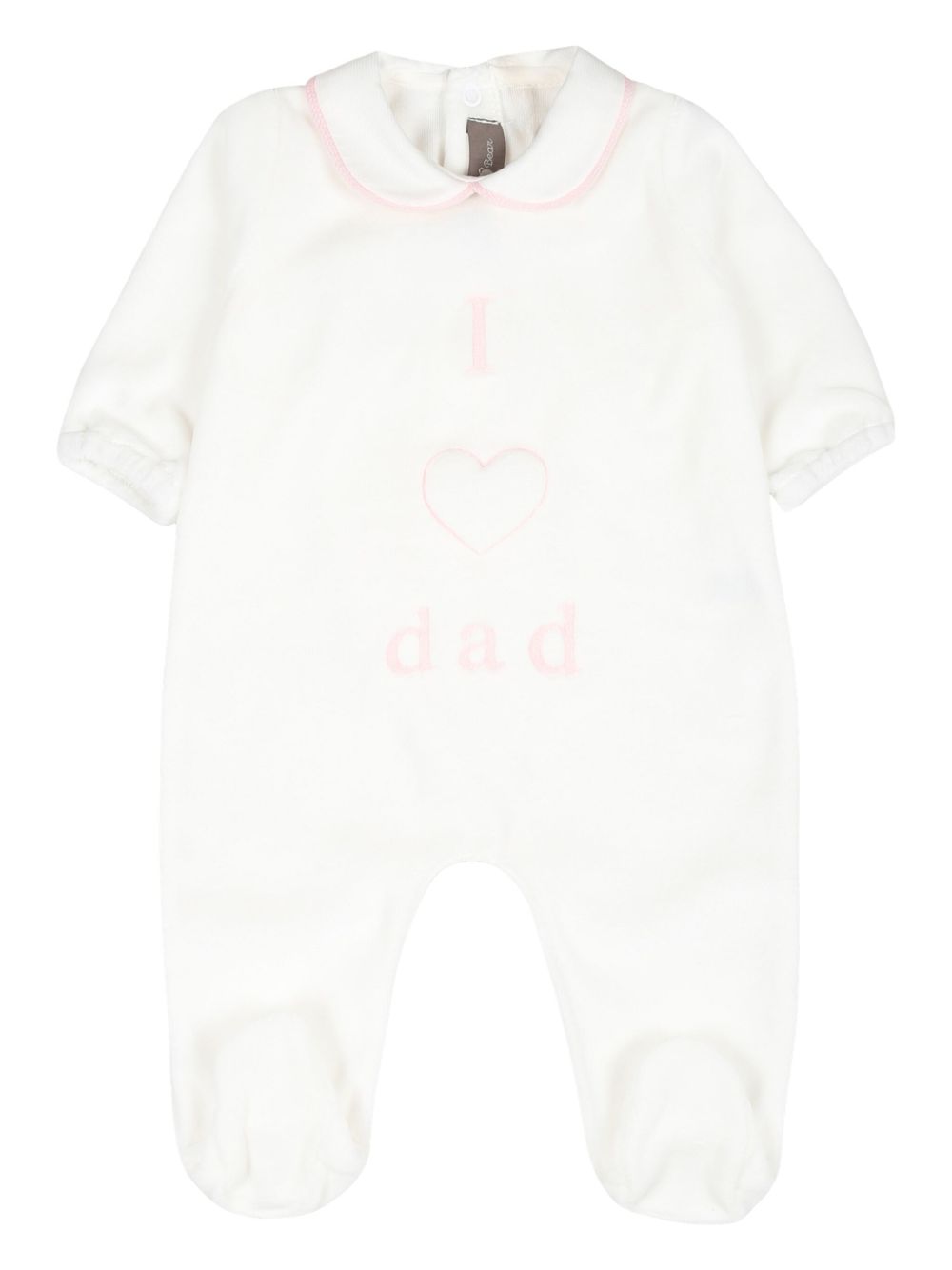 Little Bear I Love Dad 连体衣 - 白色