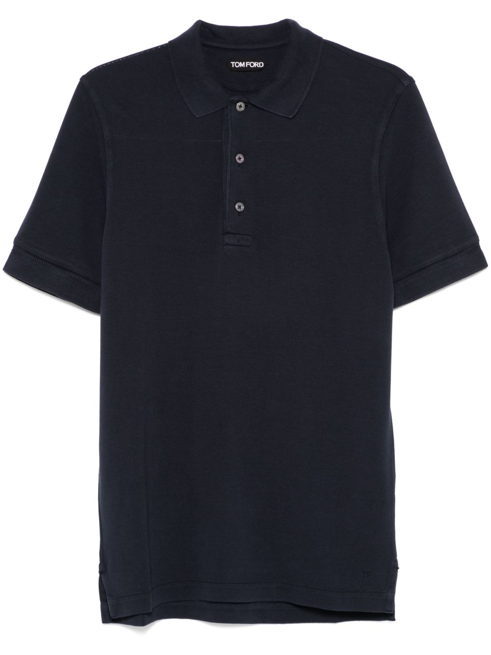TOM FORD 珠地布polo衫 - 蓝色
