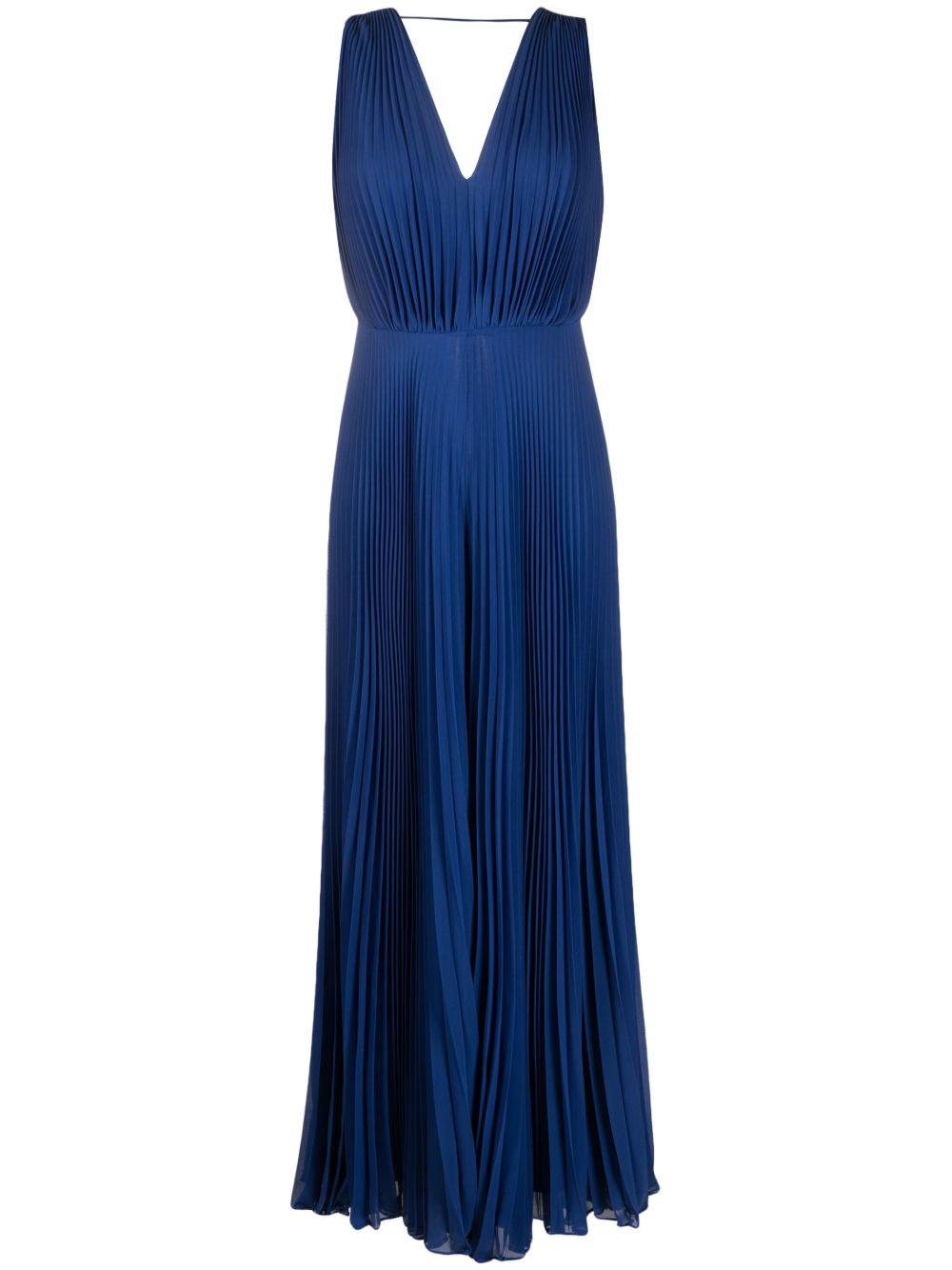 Max Mara Gennaro Tuxedo 褶饰连体长裤 - 蓝色