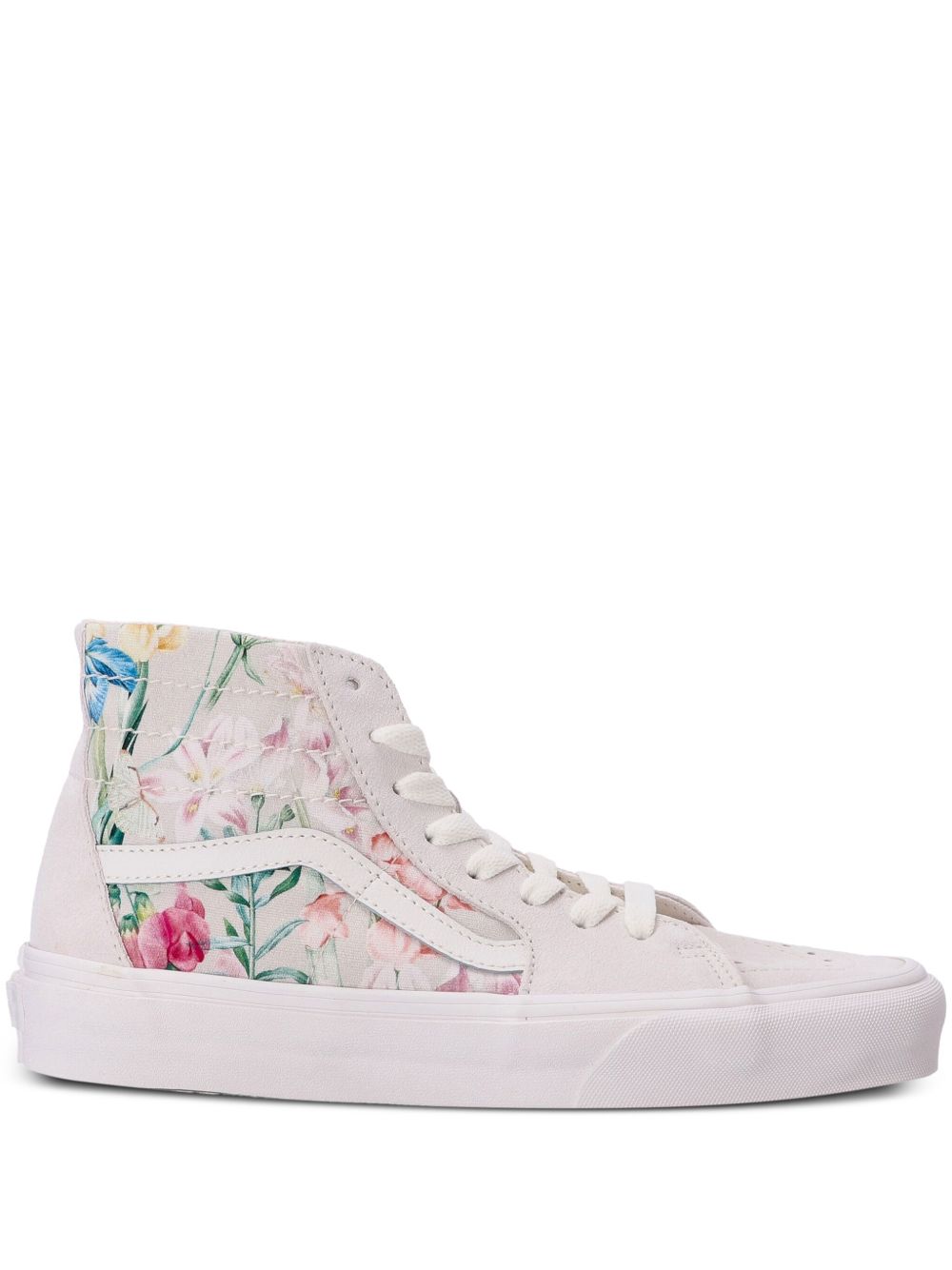 Vans SK8-HI 花卉印花运动鞋 - 粉色